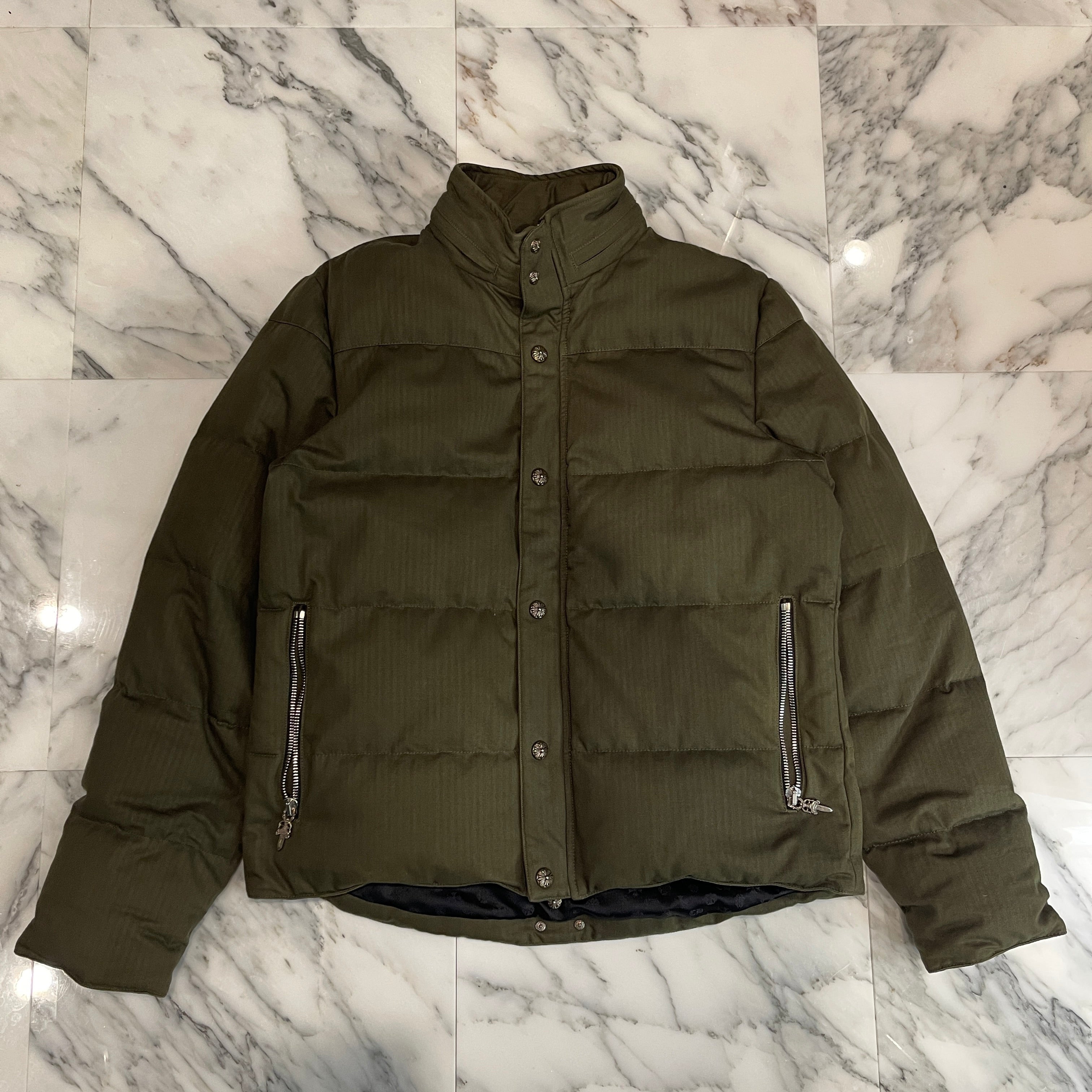 CHROME HEARTS Army Cotton Down Jacket Size XL クロムハーツ アーミー コットン ダウンジャケット サイズXL