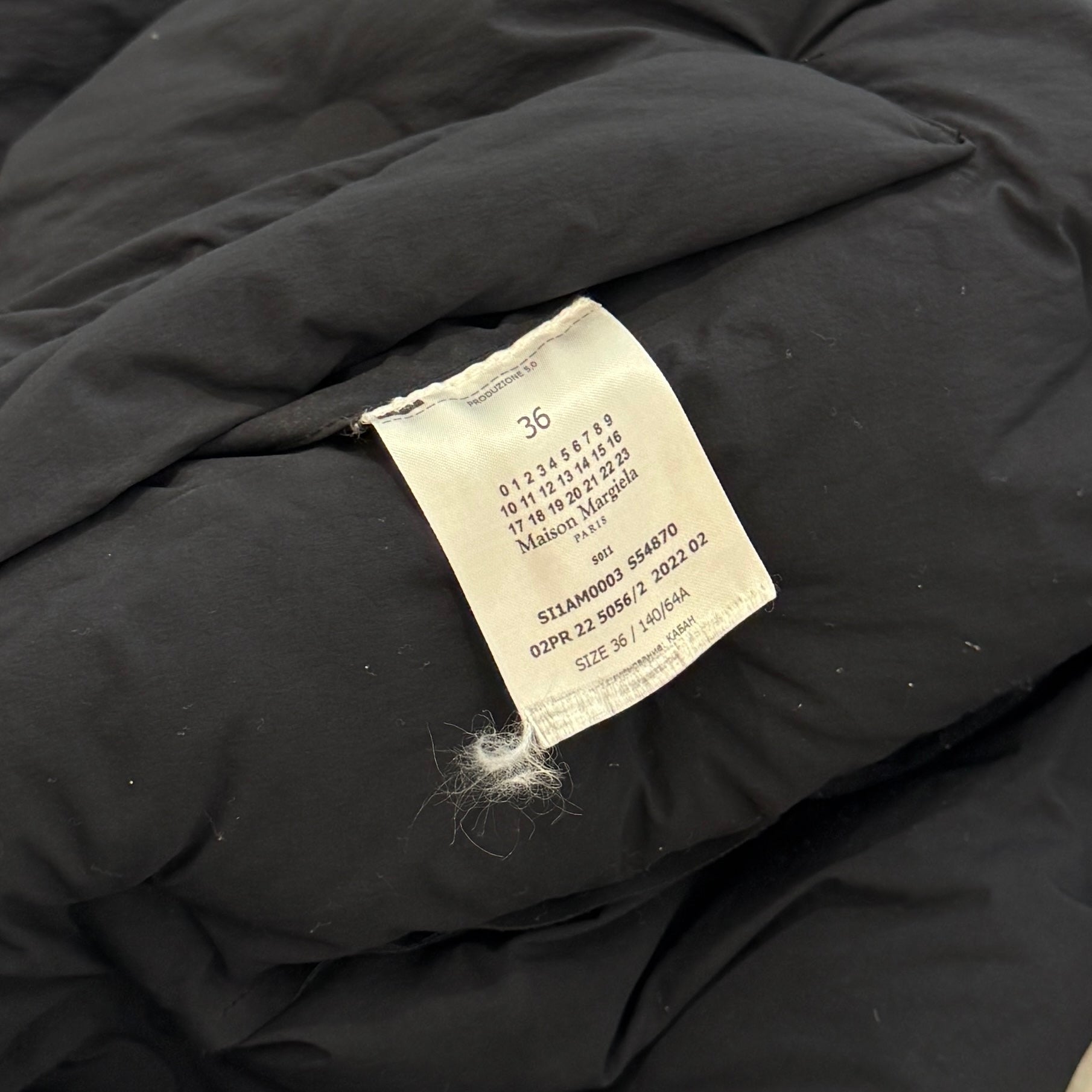 Maison Margiela 2023AW Embossed Detail Padded Coat SI1AM0003