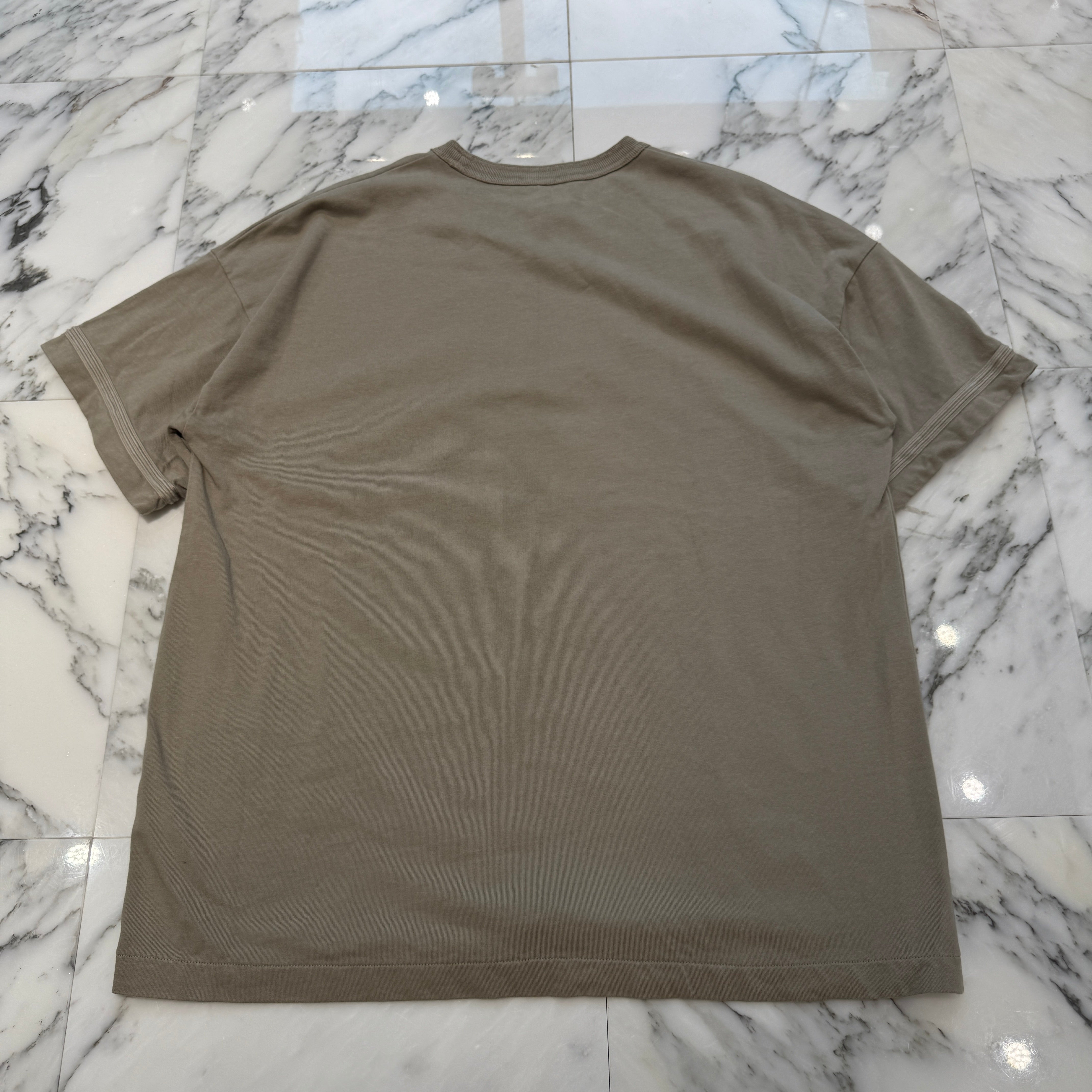 DIOR × STONE ISLAND 2024AW Logo Embroidery Oversize Tee 493J638A0554 Size XL ディオール×ストーンアイランド ロゴ刺繍 オーバーサイズTシャツ サイズXL