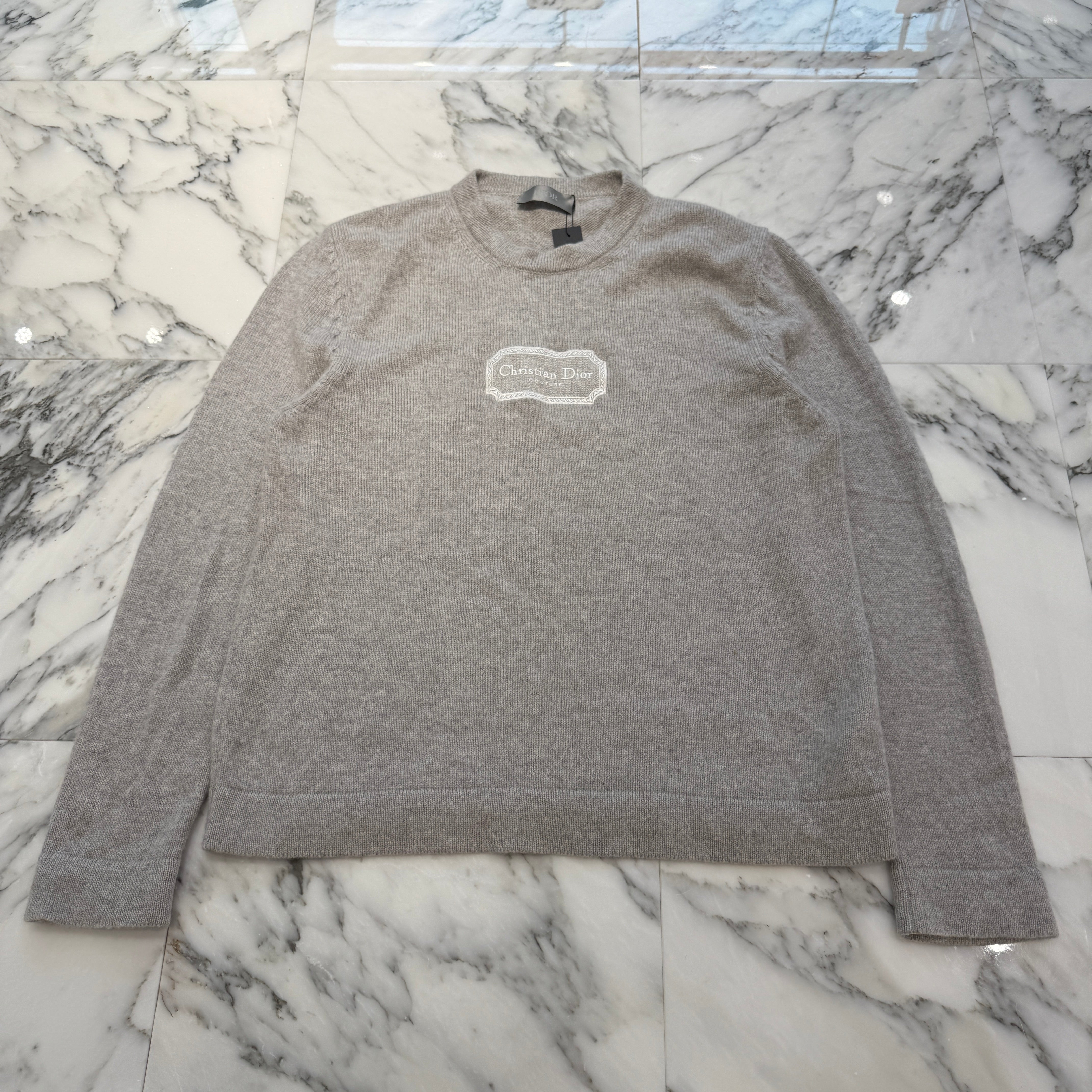 DIOR COUTURE Cashmere Knit Sweater 243M645AT474 Size XL ディオール COUTURE カシミア ニットセーター サイズXL