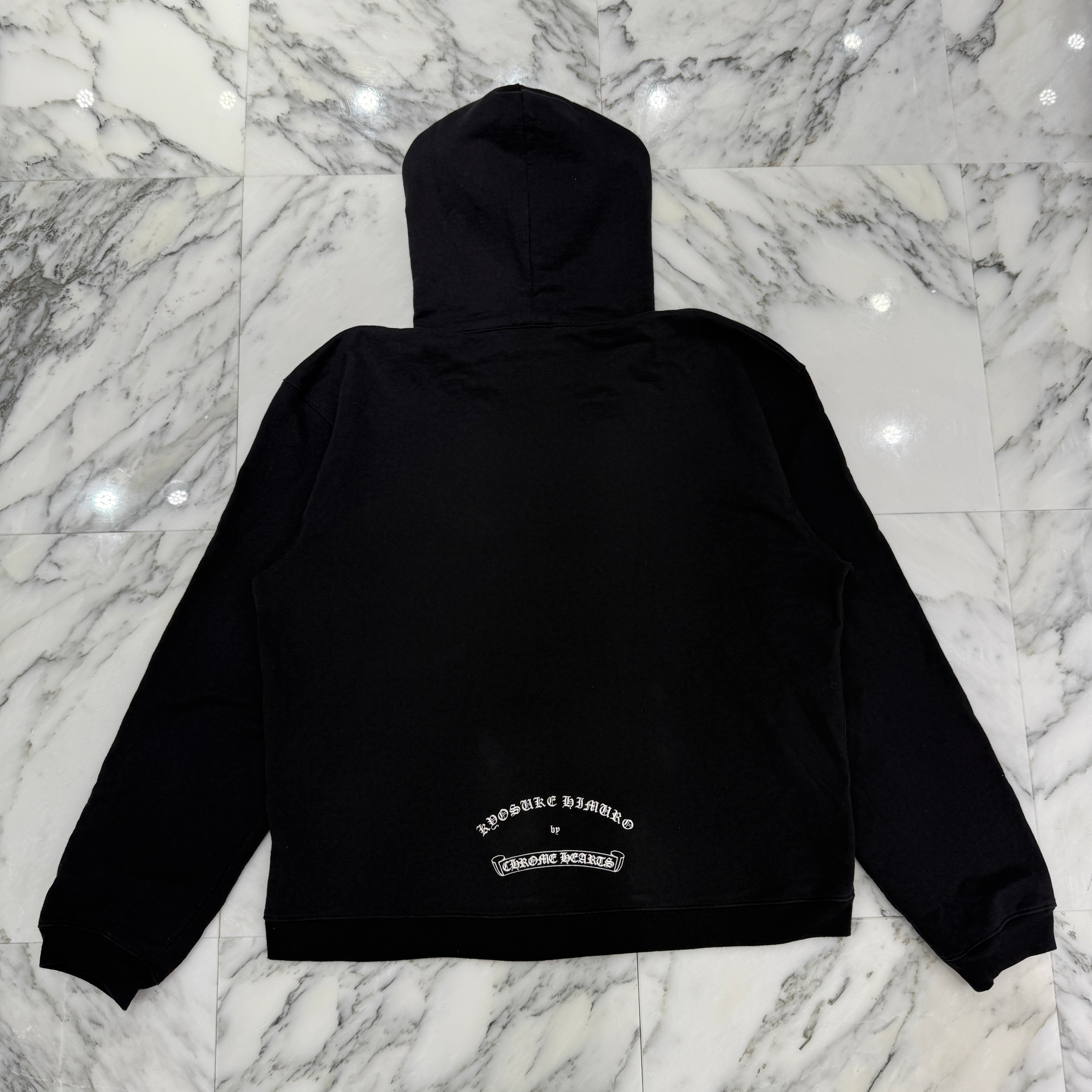 CHROME HEARTS × KYOSUKE HIMURO Arch Logo Zip Up Hoodie Size M クロムハーツ × 氷室 京介 アーチロゴ ジップアップフーディ サイズM