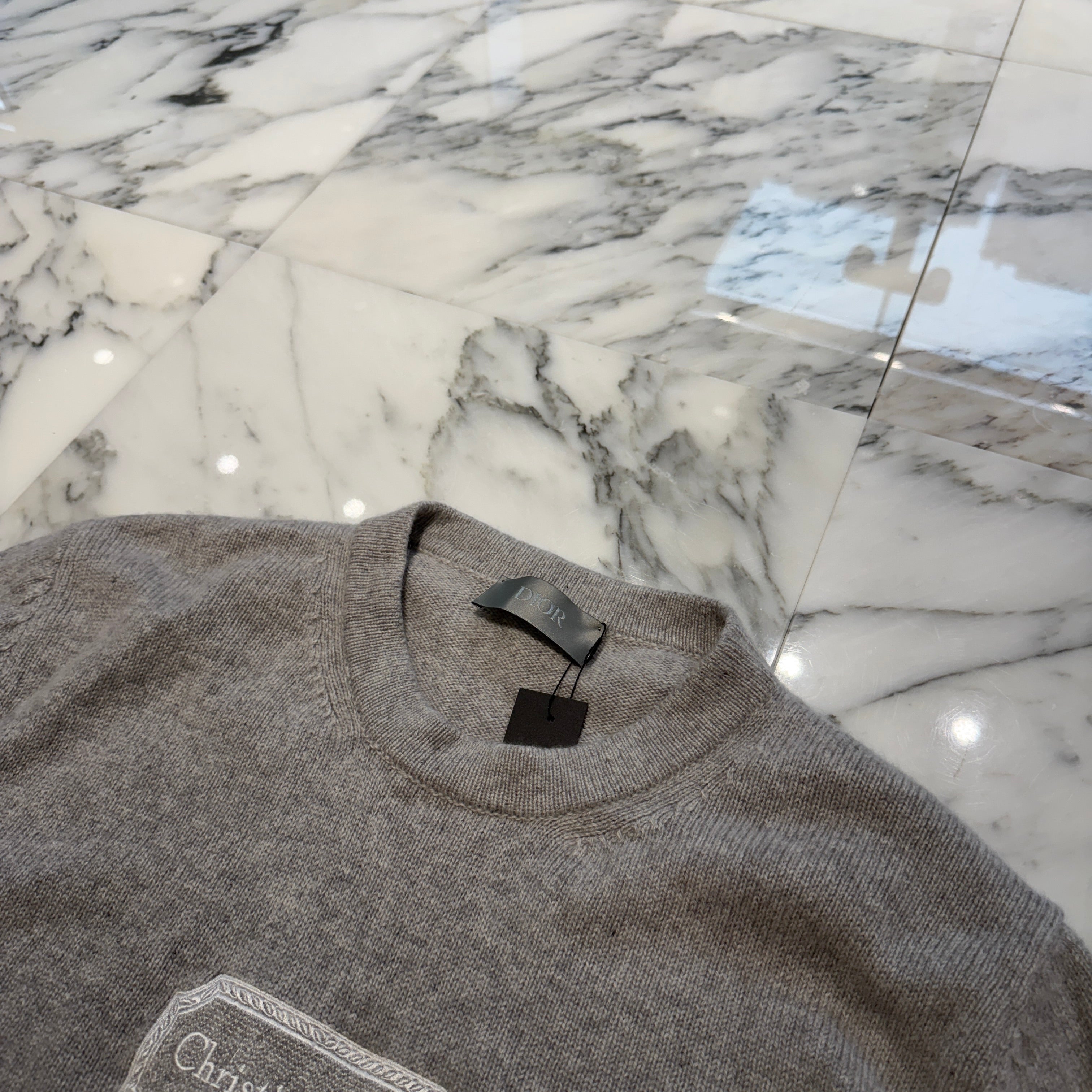 DIOR COUTURE Cashmere Knit Sweater 243M645AT474 Size XL ディオール COUTURE カシミア ニットセーター サイズXL