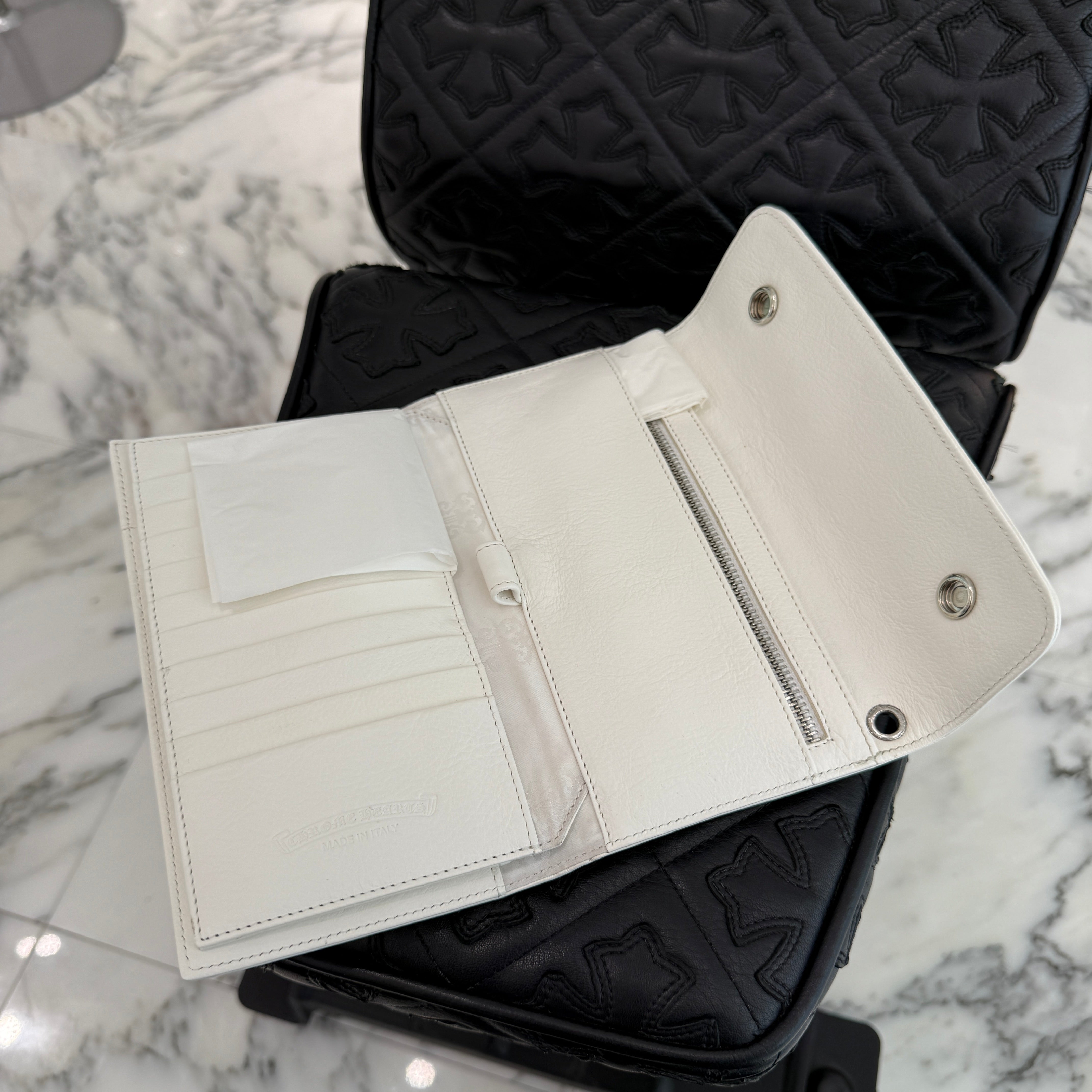 CHROME HEARTS Wave BS Fluer Ball Wallet クロムハーツ ウェーブ BSフレアボール ウォレット