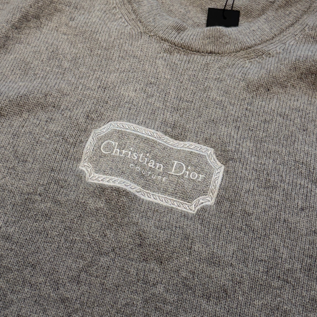 DIOR COUTURE Cashmere Knit Sweater 243M645AT474 Size XL ディオール COUTURE カシミア ニットセーター サイズXL