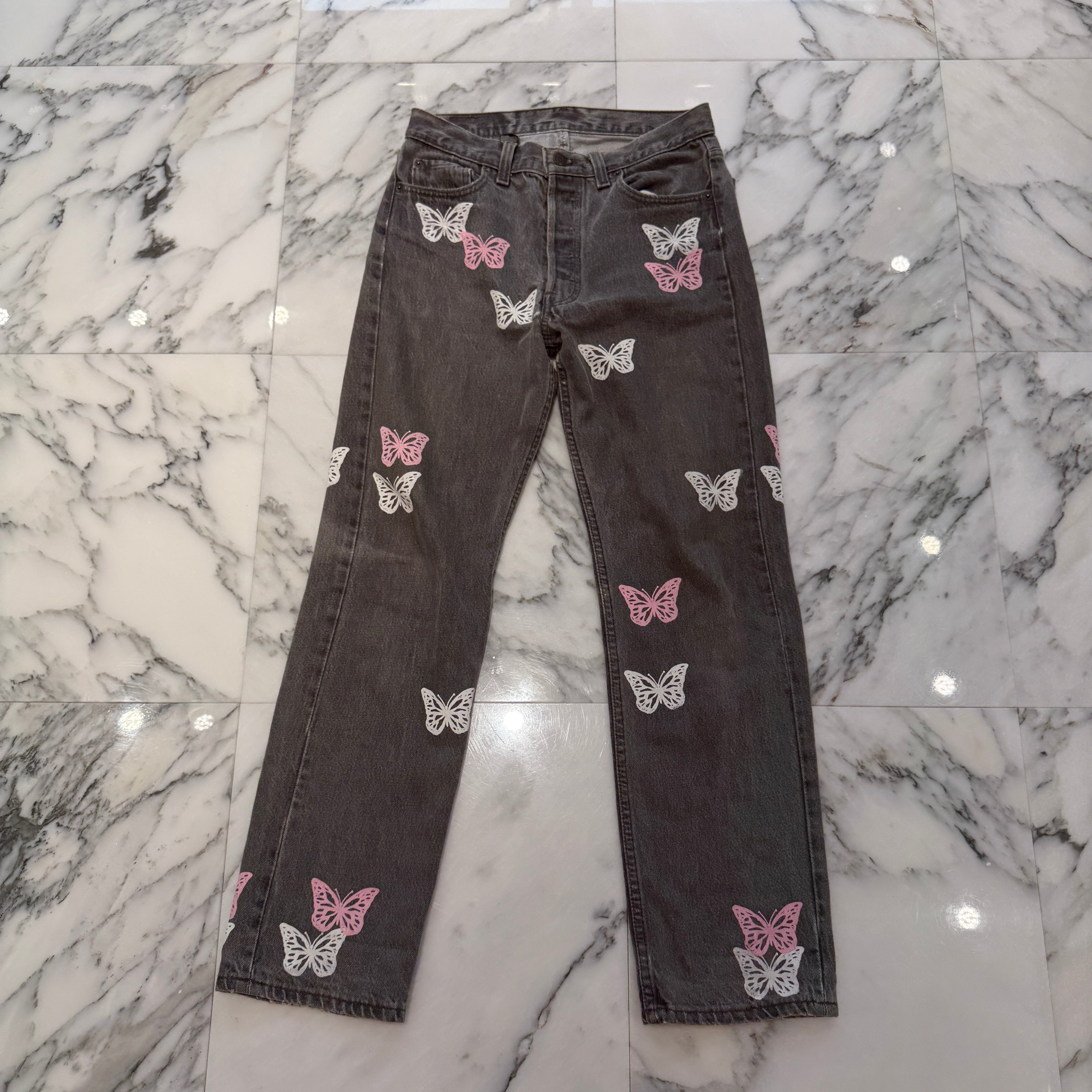 ABOUT DREAMS Butterfly Jeans Size W30×L30 アバウトドリームズ バタフライジーンズ サイズW30×L30