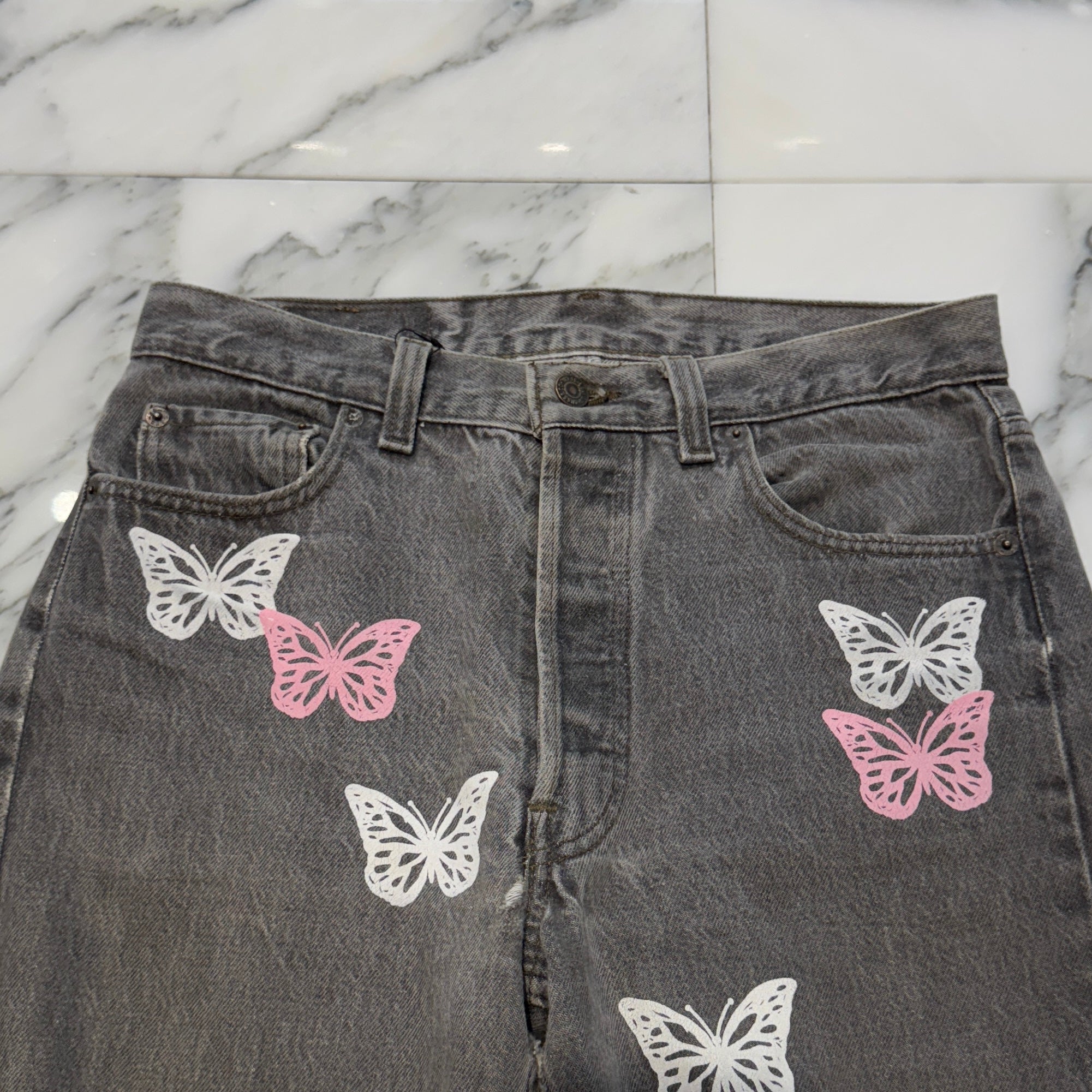 ABOUT DREAMS Butterfly Jeans Size W30×L30 アバウトドリームズ バタフライジーンズ サイズW30×L30