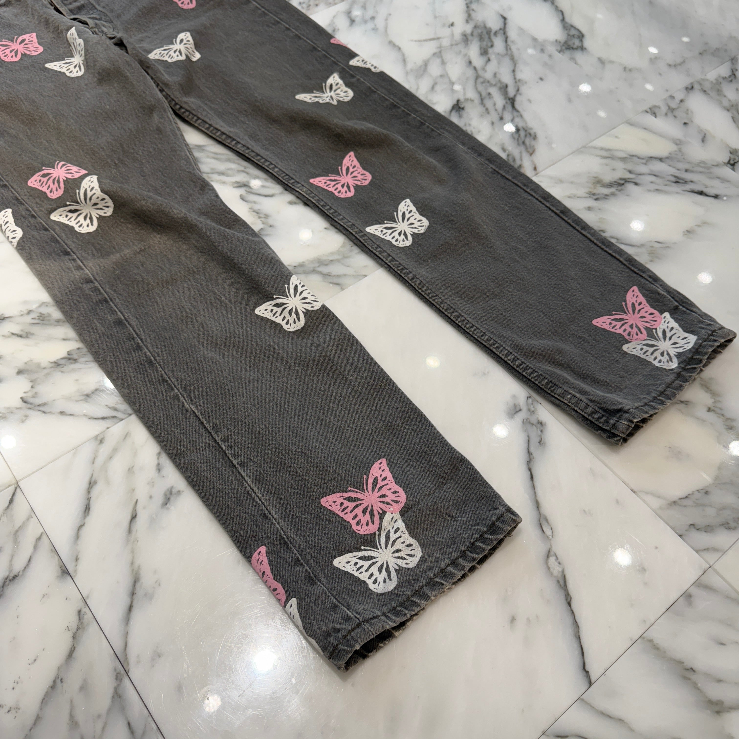 ABOUT DREAMS Butterfly Jeans Size W30×L30 アバウトドリームズ バタフライジーンズ サイズW30×L30