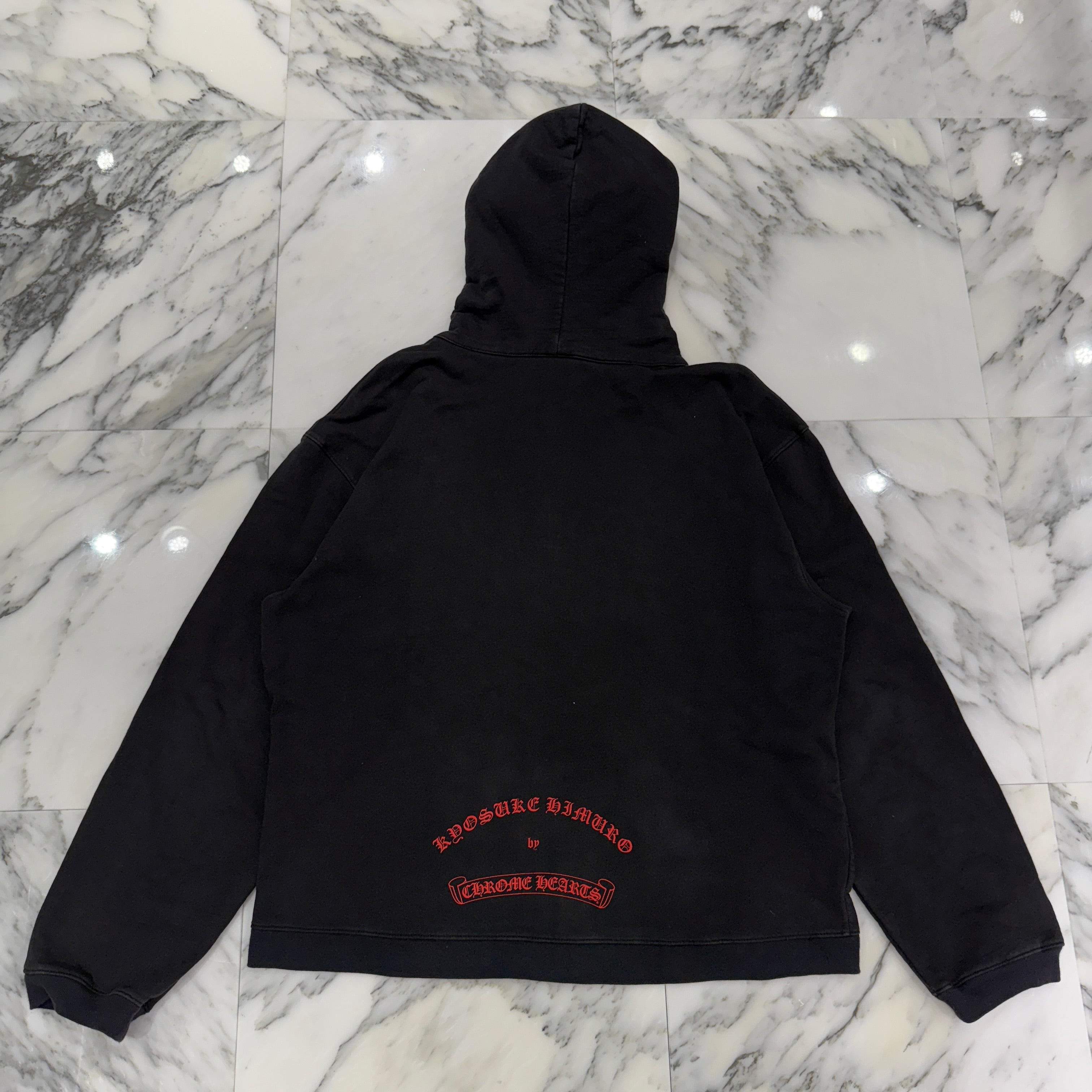 CHROME HEARTS × KYOSUKE HIMURO Arch Logo Zip Up Hoodie Size M クロムハーツ × 氷室 京介 アーチロゴ ジップアップフーディ サイズM