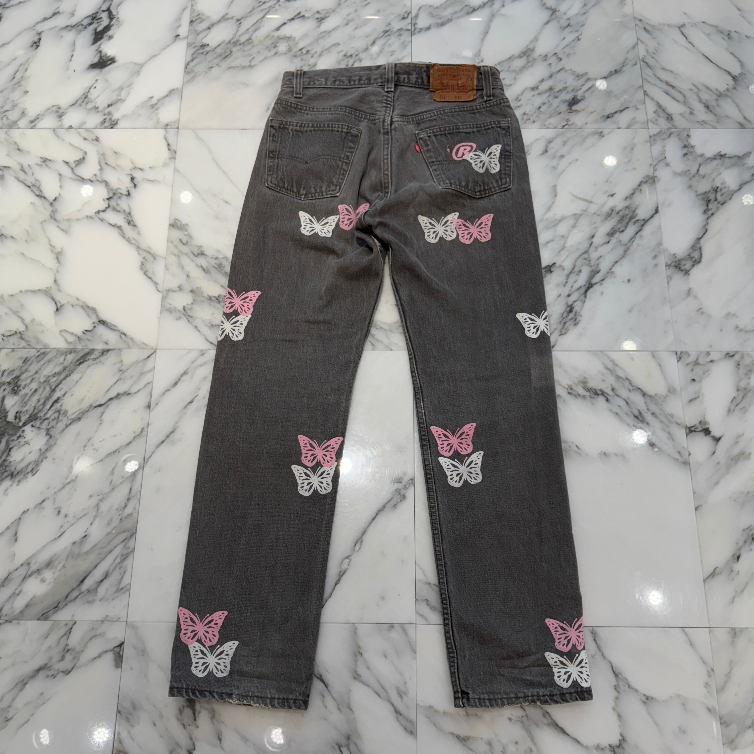 ABOUT DREAMS Butterfly Jeans Size W30×L30 アバウトドリームズ バタフライジーンズ サイズW30×L30