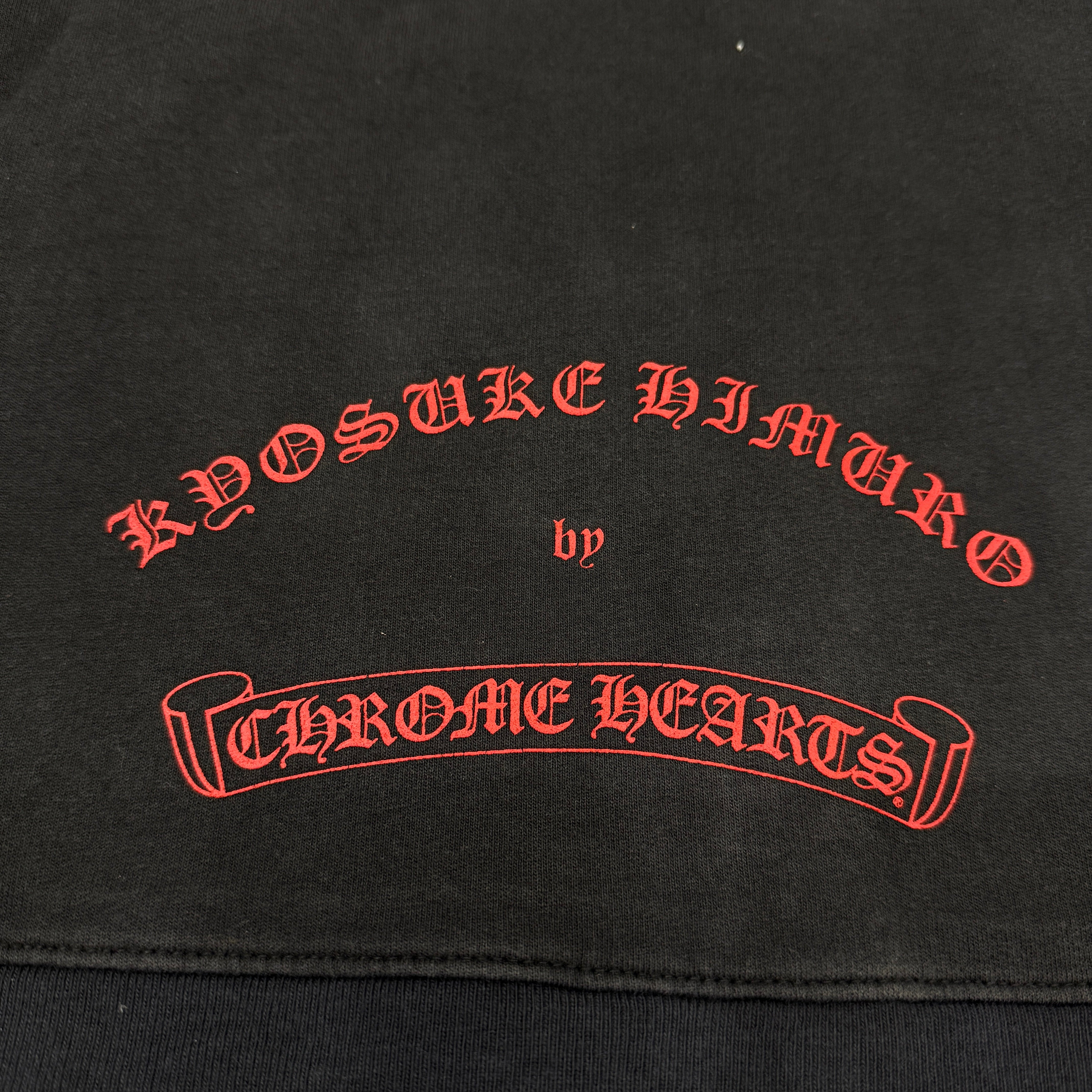 CHROME HEARTS × KYOSUKE HIMURO Arch Logo Zip Up Hoodie Size M クロムハーツ × 氷室 京介 アーチロゴ ジップアップフーディ サイズM