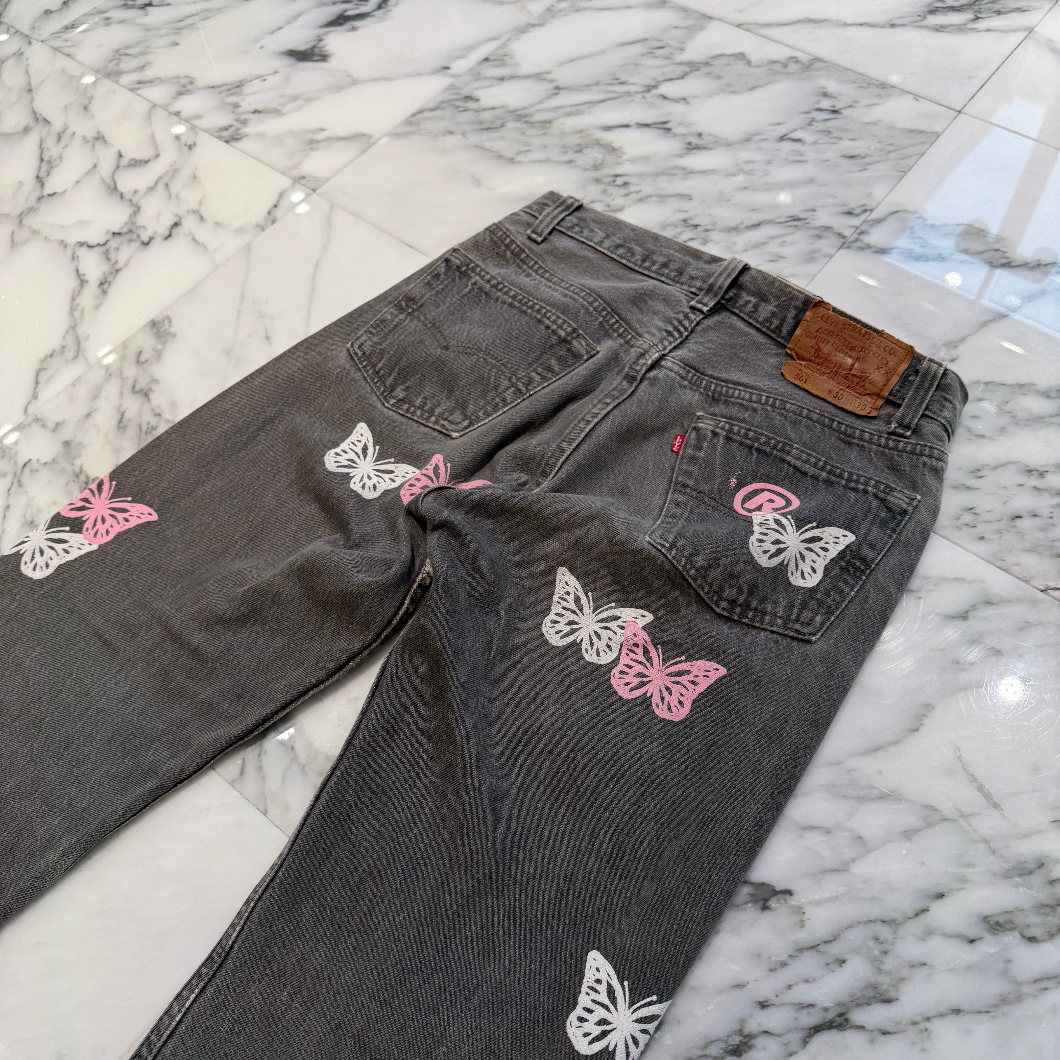 ABOUT DREAMS Butterfly Jeans Size W30×L30 アバウトドリームズ バタフライジーンズ サイズW30×L30