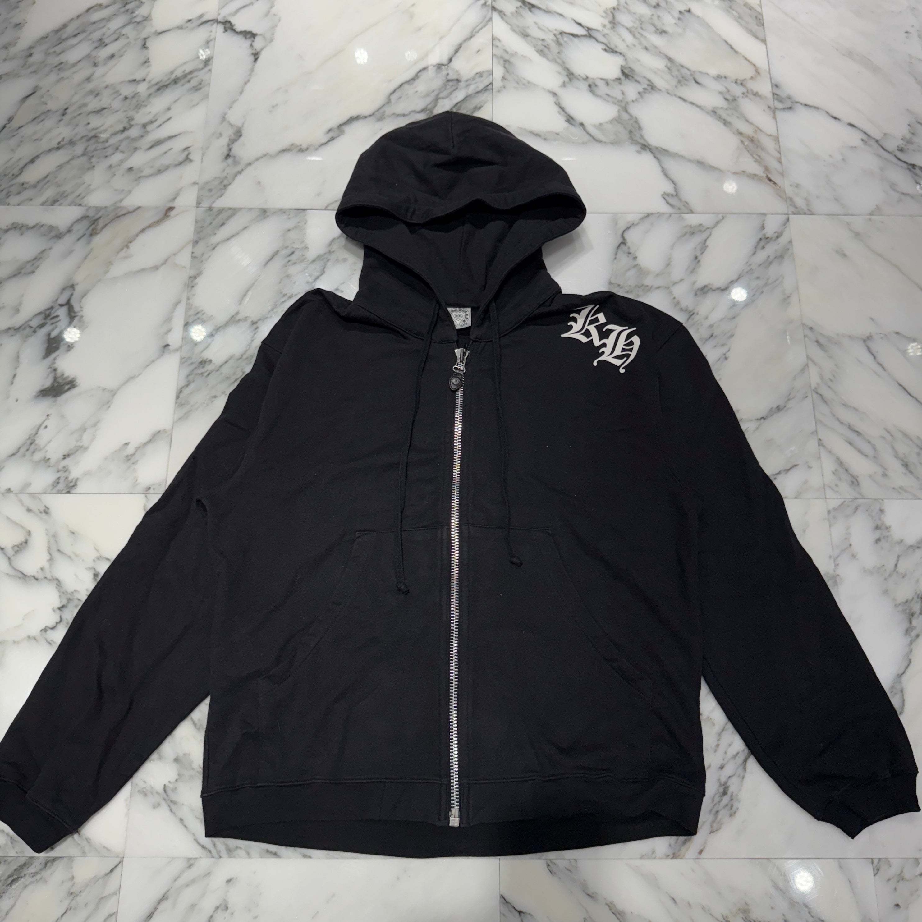 CHROME HEARTS × KYOSUKE HIMURO CH Plus Horseshoe Zip Up Hoodie Size M クロムハーツ × 氷室京介 CHプラス ホースシュー ジップアップフーディ サイズM