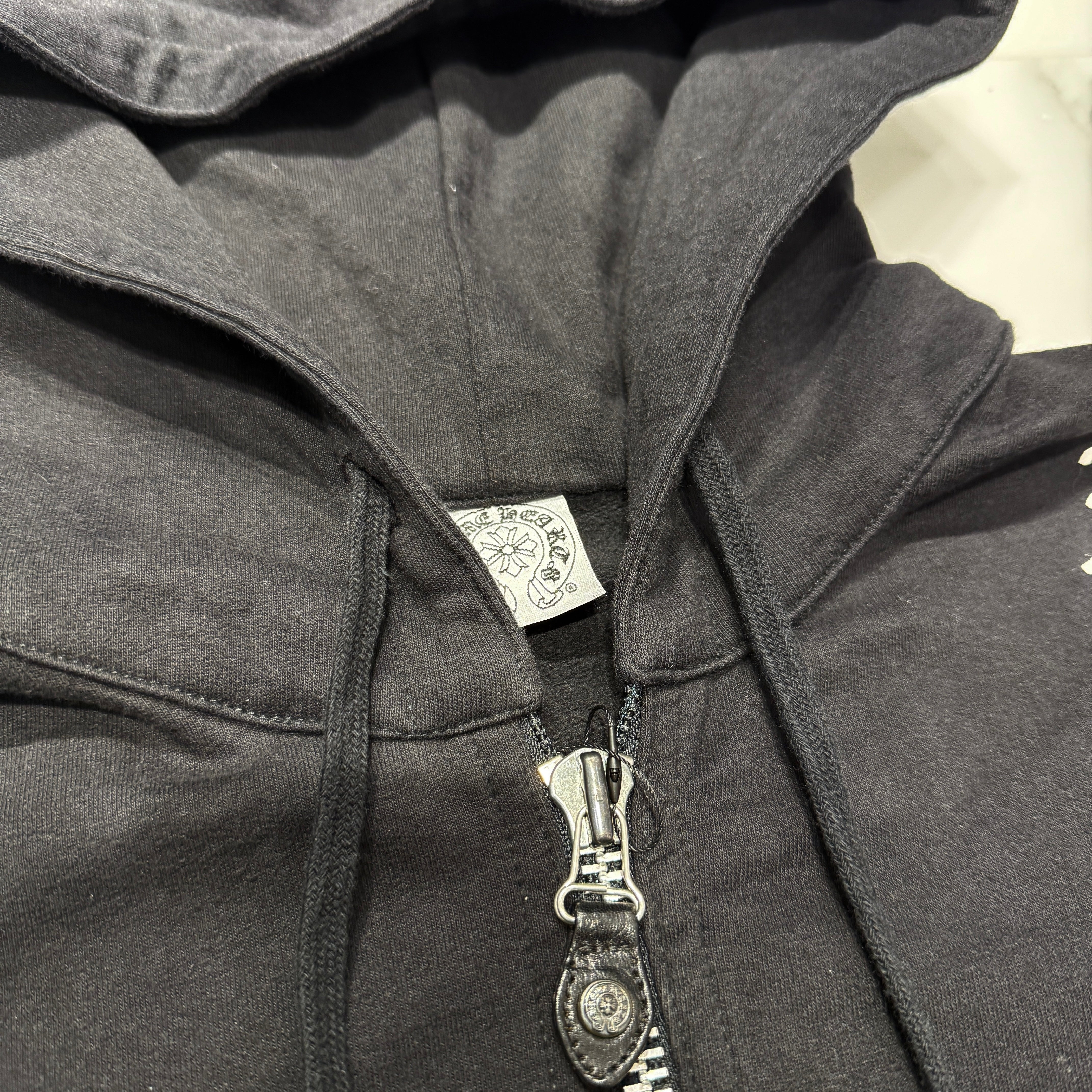 CHROME HEARTS × KYOSUKE HIMURO CH Plus Horseshoe Zip Up Hoodie Size M クロムハーツ × 氷室京介 CHプラス ホースシュー ジップアップフーディ サイズM