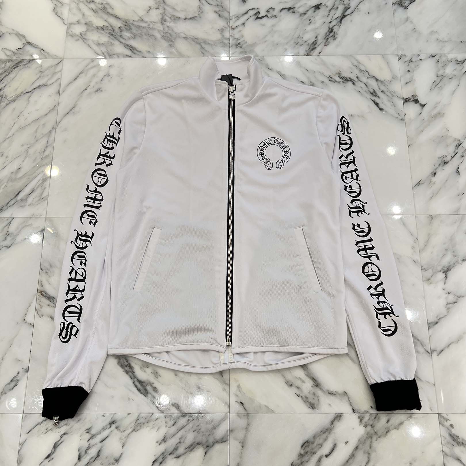 CHROME HEARTS Horseshoe Arm Logo Print Track Jacket Size S クロムハーツ ホースシュー アームロゴ プリント トラックジャケット サイズS