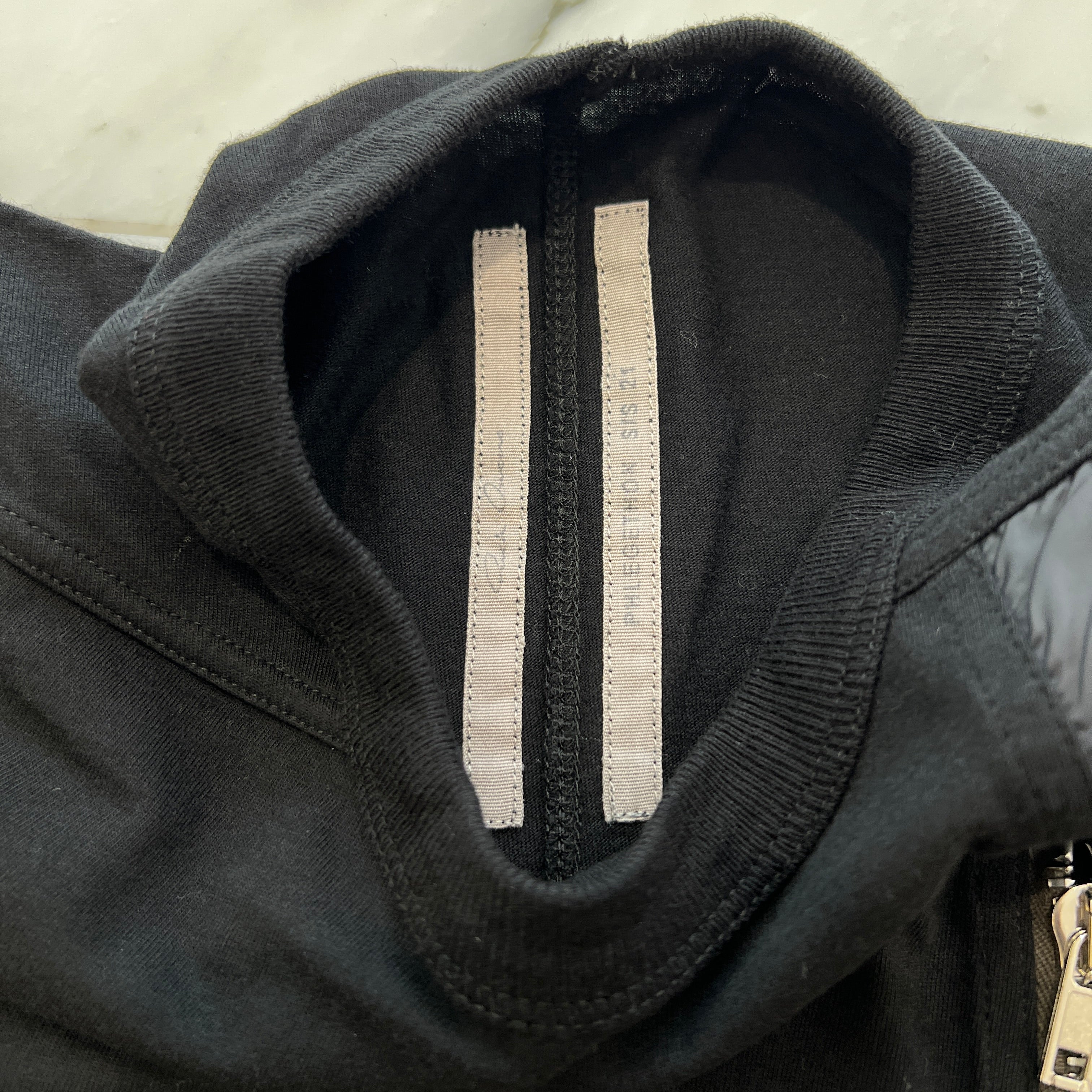 Rick Owens 2021SS Nylon Zip Pocket Long Sleeve Tee RU21S6261-JAND Size M リックオウエンス ナイロンジップポケットロングスリーブＴシャツ サイズM