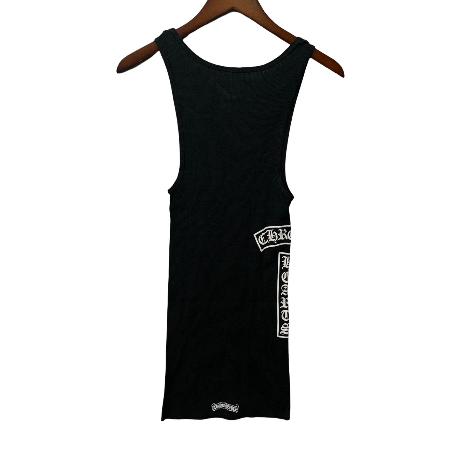 CHROME HEARTS Vertical Side Logo Tank Top Size M