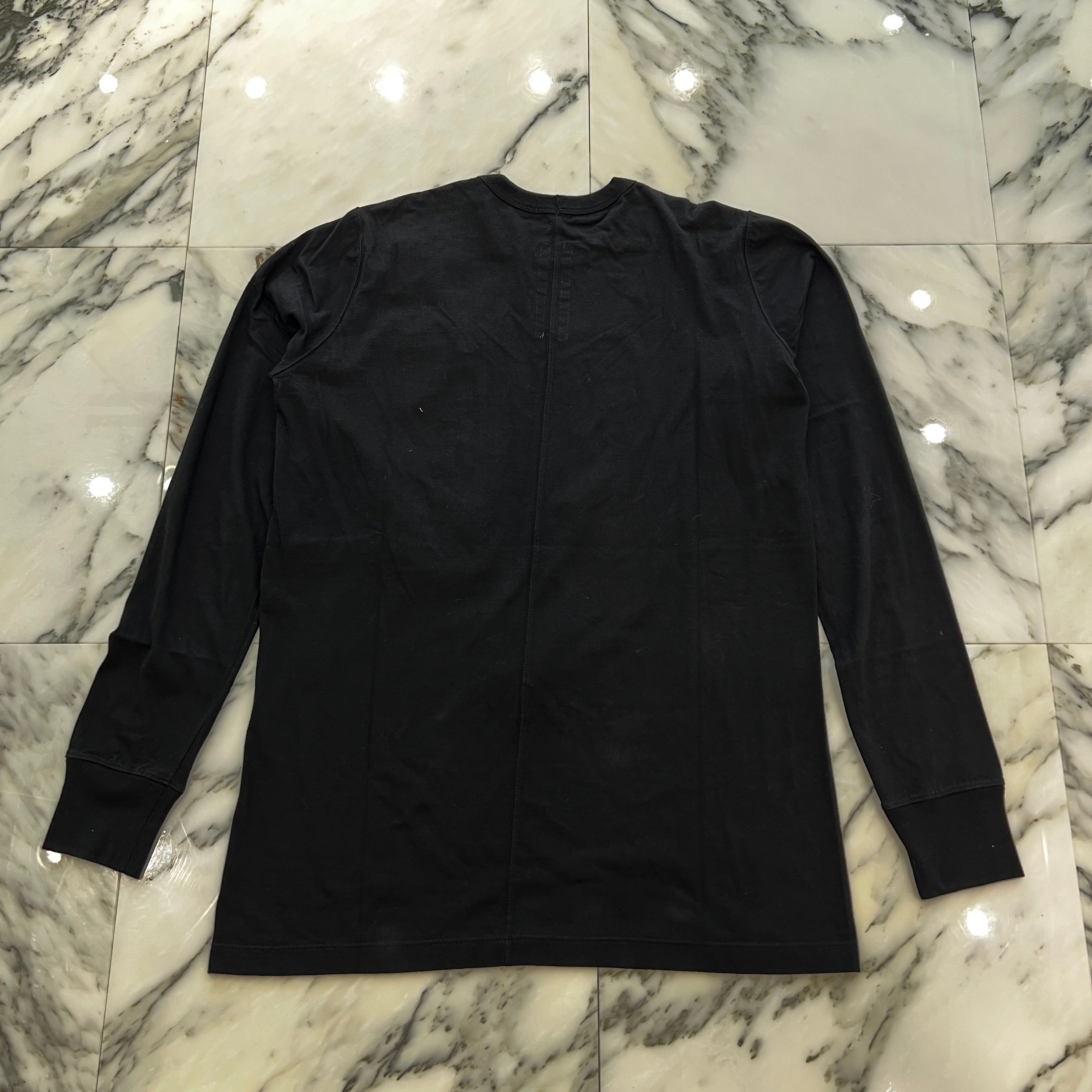 Rick Owens 2021SS Nylon Zip Pocket Long Sleeve Tee RU21S6261-JAND