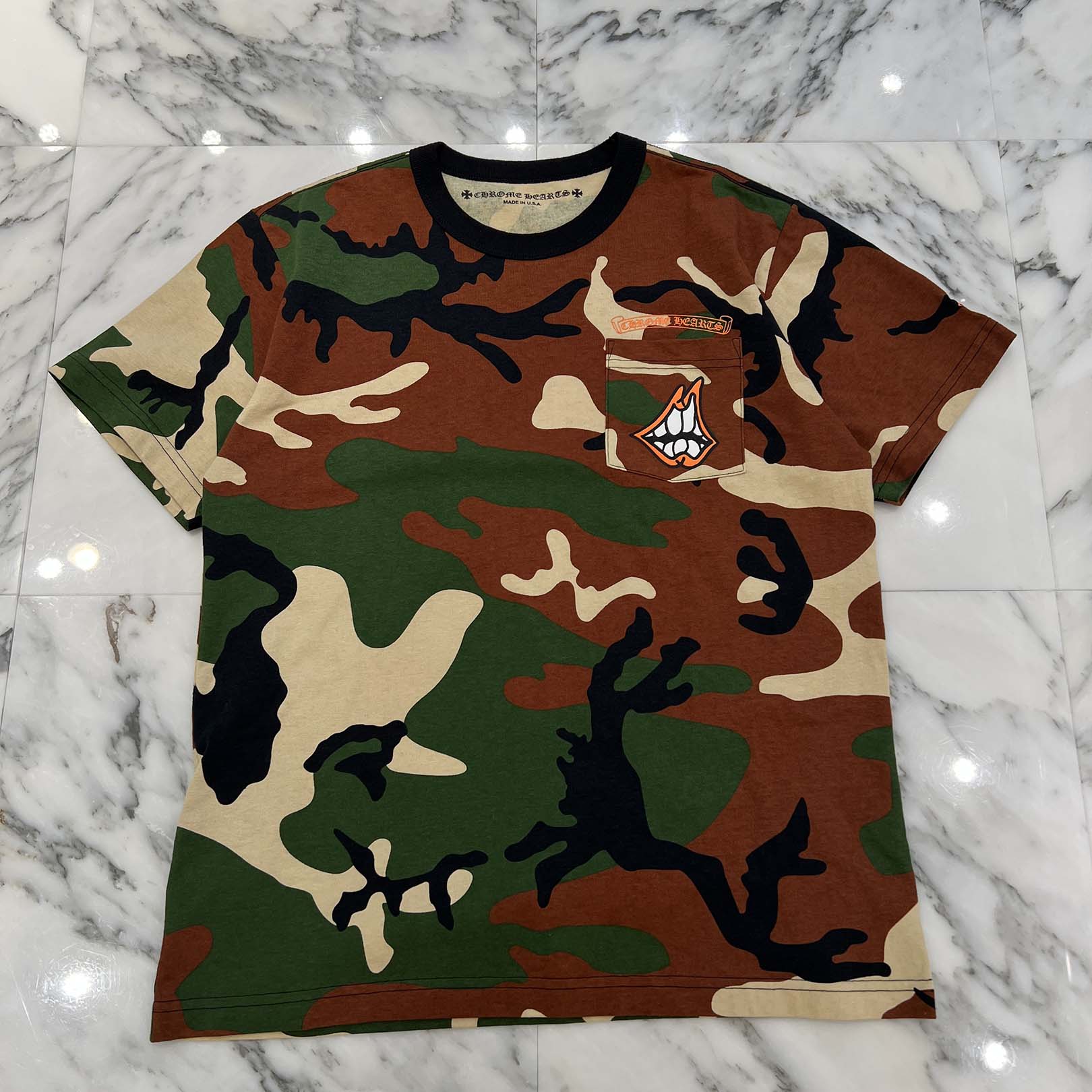 CHROME HEARTS × MATTY BOY 2022SS PPO CAUTION Tee Size L クロムハーツ × マッティボーイ コーションTシャツ サイズL