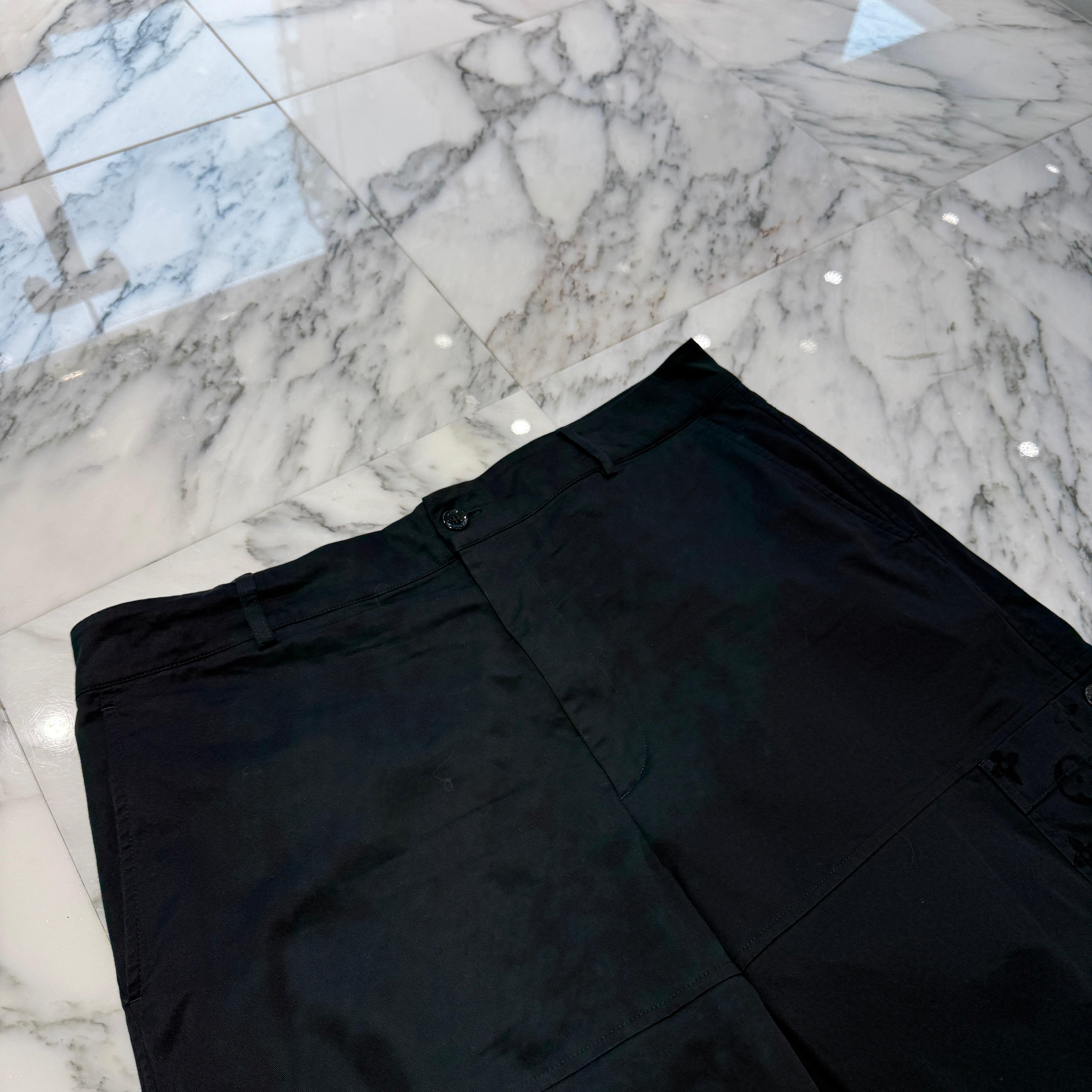 LOUIS VUITTON 2024SS Monogram Pocket Cotton Work Pants HQP45W Size 56 ルイヴィトン モノグラムポケット コットンワークパンツ サイズ56