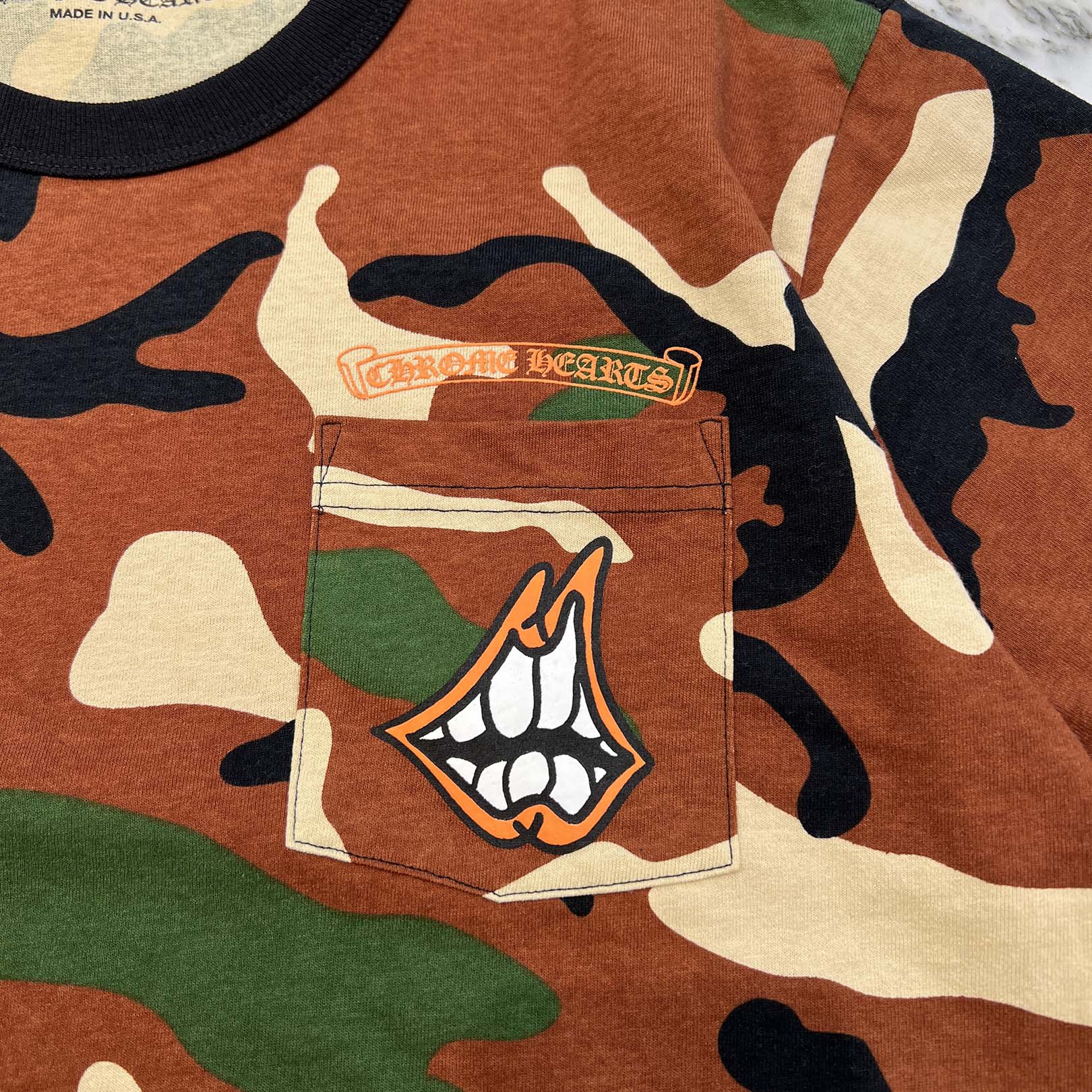 CHROME HEARTS × MATTY BOY 2022SS PPO CAUTION Tee Size L クロムハーツ × マッティボーイ コーションTシャツ サイズL