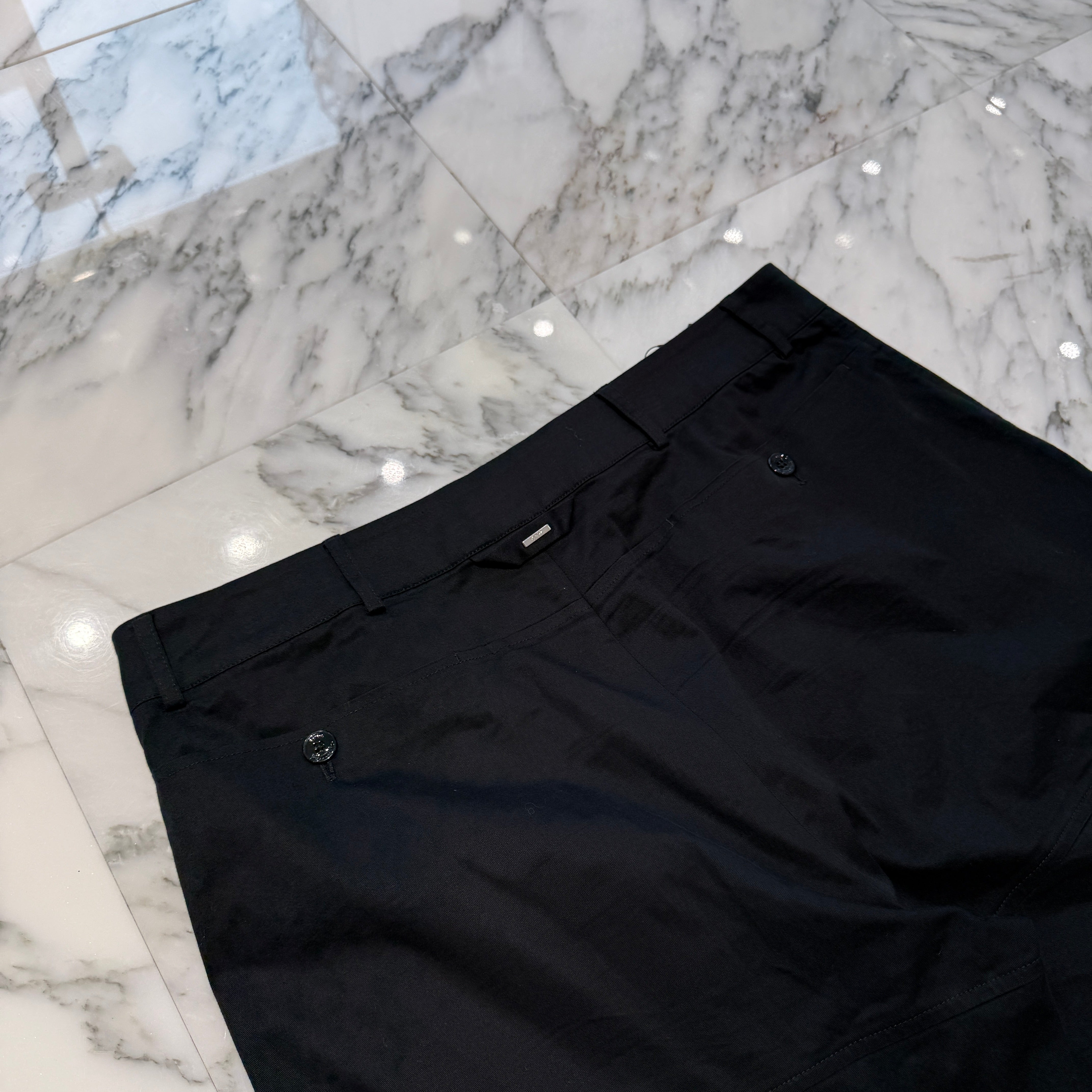 LOUIS VUITTON 2024SS Monogram Pocket Cotton Work Pants HQP45W Size 56 ルイヴィトン モノグラムポケット コットンワークパンツ サイズ56