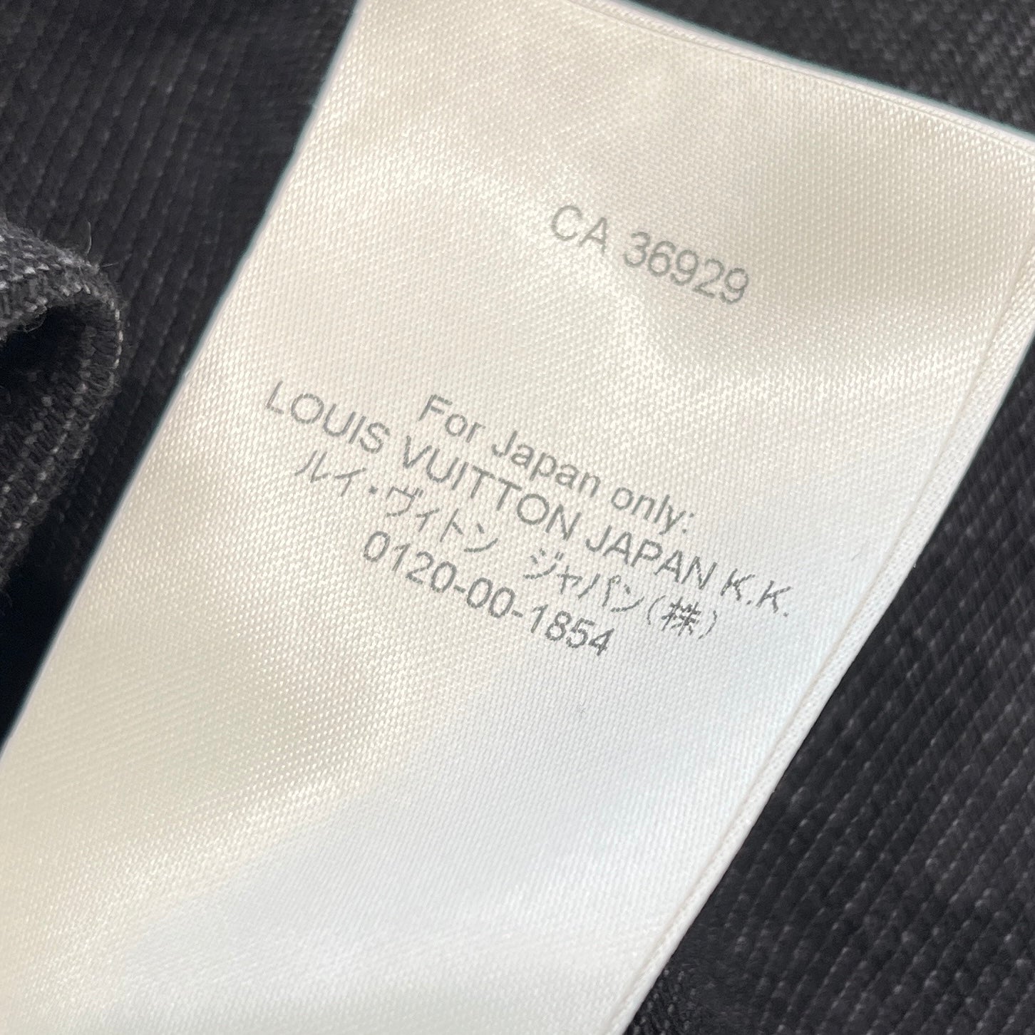 LOUIS VUITTON 2024SS Monogram Emboss Pocket Oversized Denim Jacket EM241Q Size M ルイヴィトン モノグラムエンボスポケット オーバーサイズ デニムジャケット サイズM