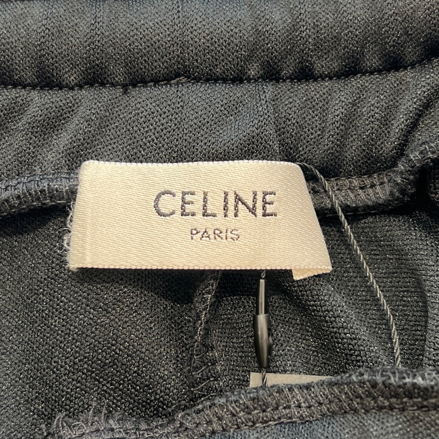 CELINE Triomphe Embroidery Side Sequined Line Bermuda Shorts 2Z197121O Size S セリーヌ トリオンフ刺繡 サイドスパンコールライン バミューダ ショーツ サイズS