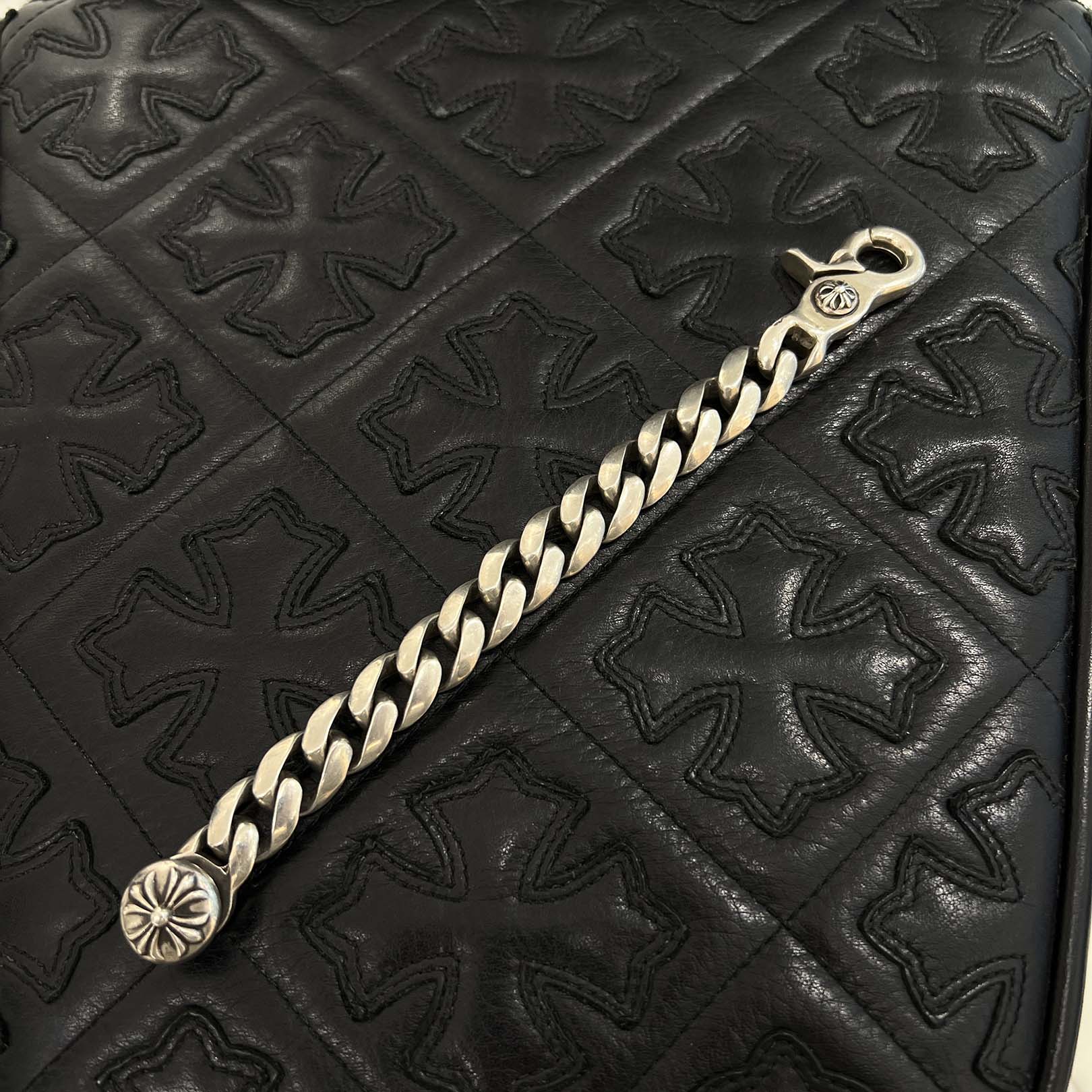 CHROME HEARTS 1CLIP CLASSIC Chain Bracelet Size 13 Link クロムハーツ 1クリップ クラシック チェーン ブレスレット サイズ13リンク