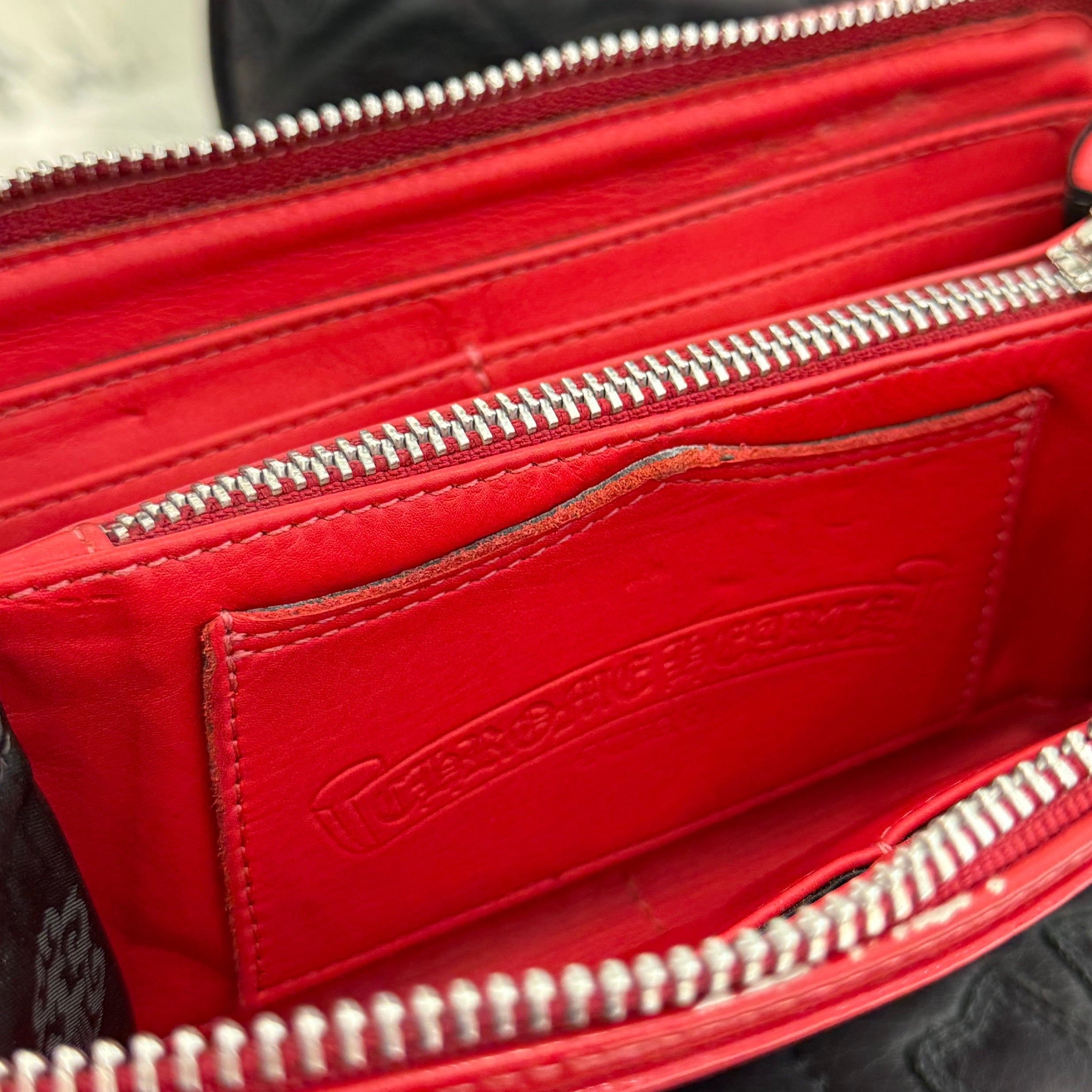 CHROME HEARTS Patent Leather REC F ZIP #2 WALLET クロムハーツ パテントレザー レック Fジップ ウォレット