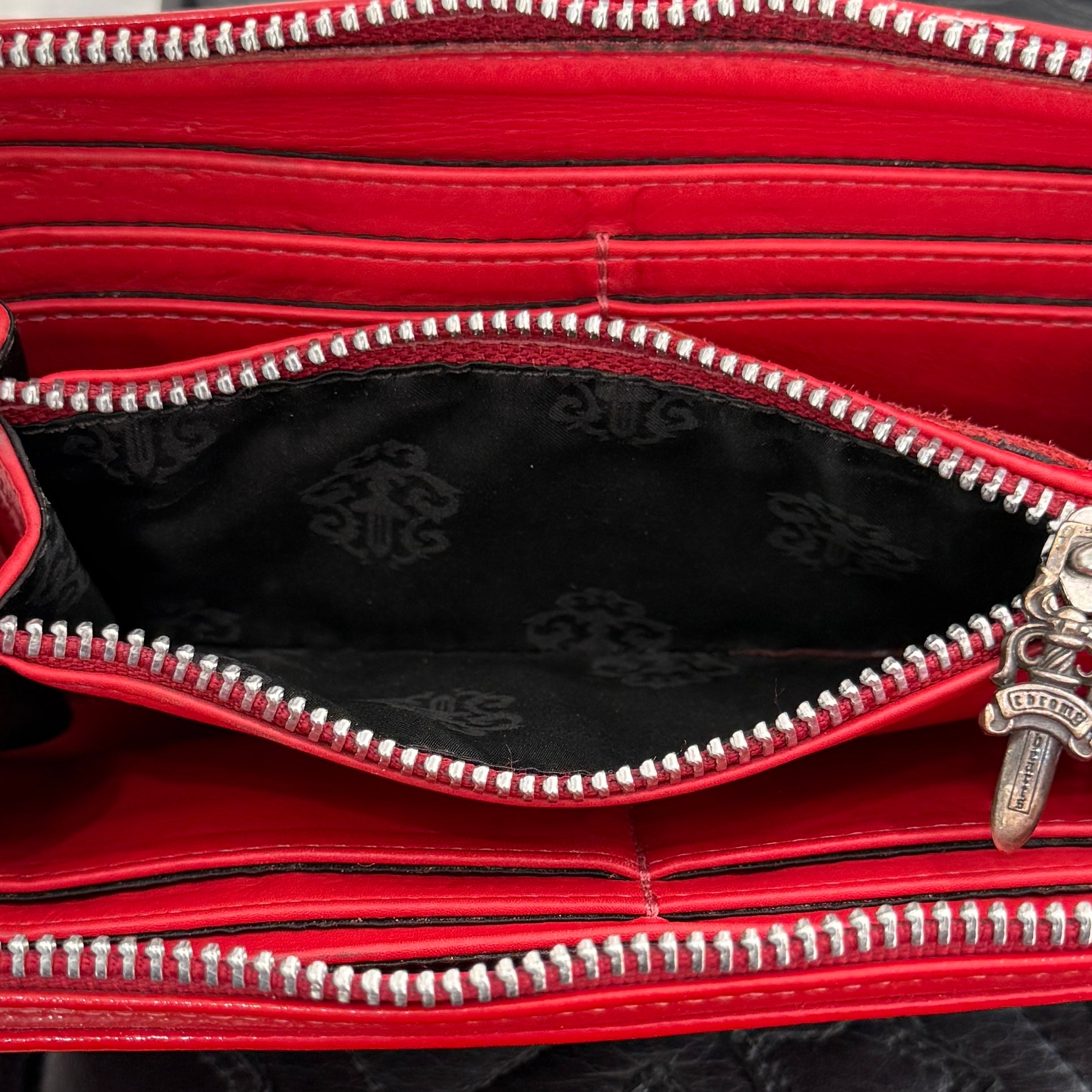 CHROME HEARTS Patent Leather REC F ZIP #2 WALLET クロムハーツ パテントレザー レック Fジップ ウォレット