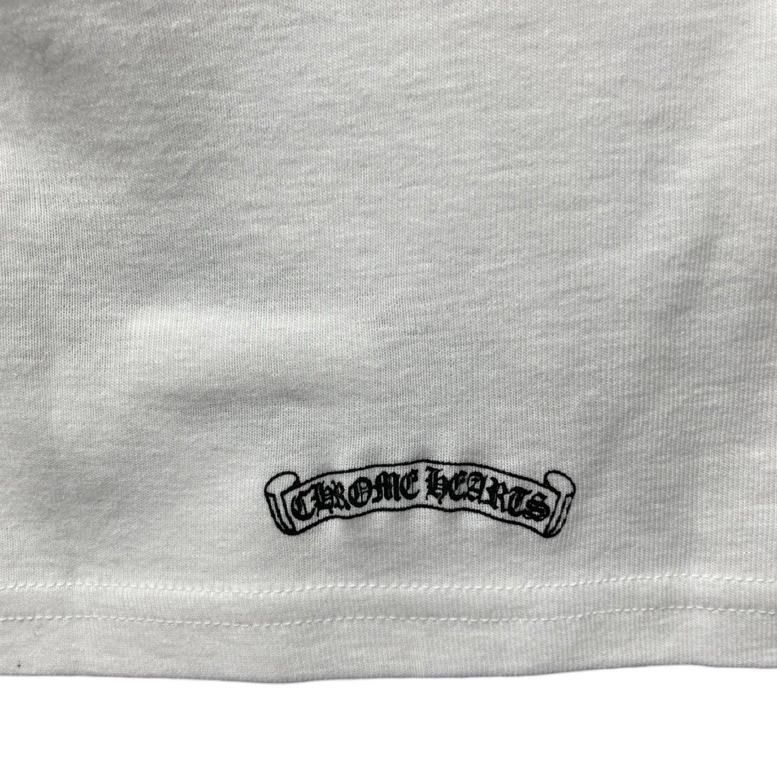 CHROME HEARTS Scroll Label Logo Baby Long Sleeve Tee Size 6MONNTHS（52/40）