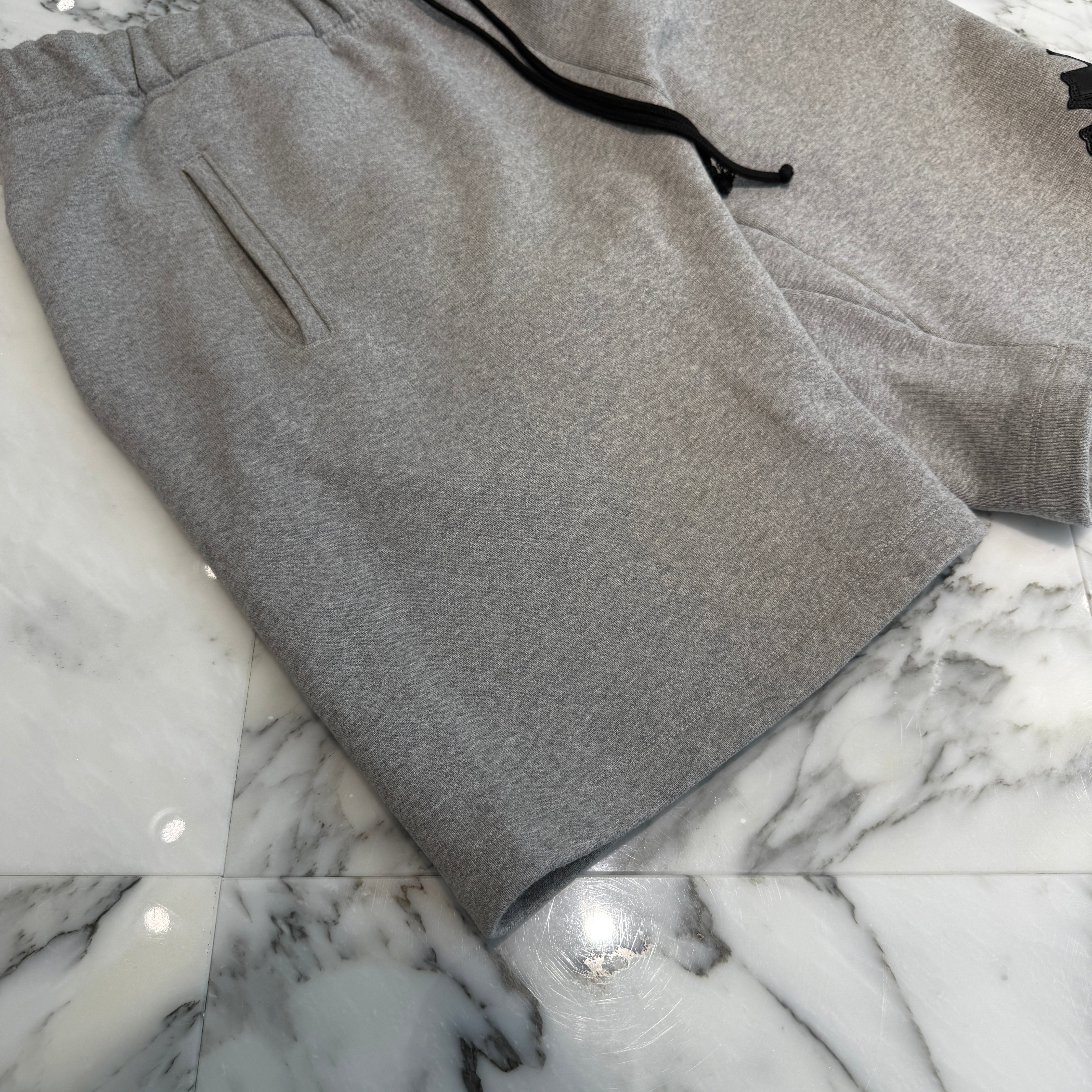 CHROME HEARTS Y NOT 3 Cemetery Cross Patch Sweat Shorts Size L クロムハーツ ワイノット 3 セメタリー クロスパッチ スウェットショーツ サイズL