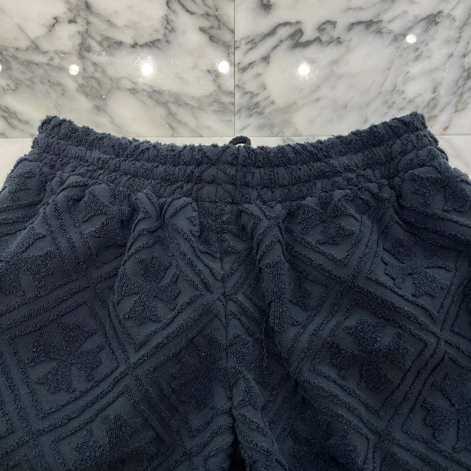 CHROME HEARTS Y NOT CH Plus Pattern Pile Terry Shorts Size Ｍ クロムハーツ ワイノット CHプラス総柄 パイル地 テリーショーツ サイズＭ