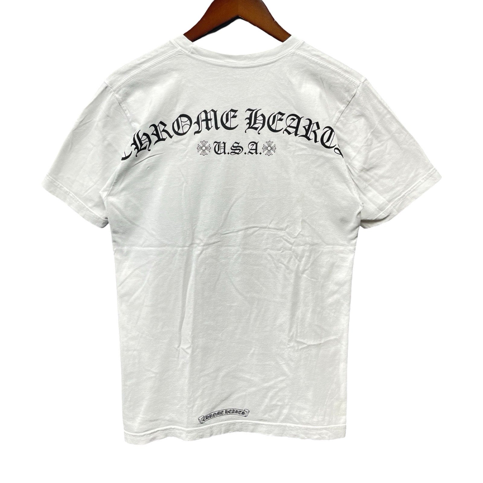 CHROME HEARTS Back Arch Logo USA Print Tee クロムハーツ バック