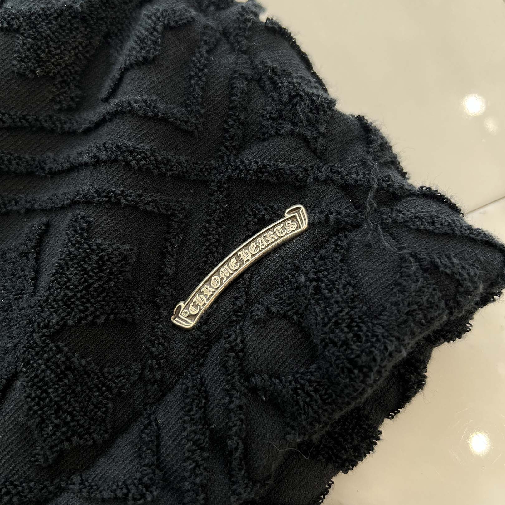 CHROME HEARTS Y NOT CH Plus Pattern Pile Terry Shorts Size Ｍ クロムハーツ ワイノット CHプラス総柄 パイル地 テリーショーツ サイズＭ