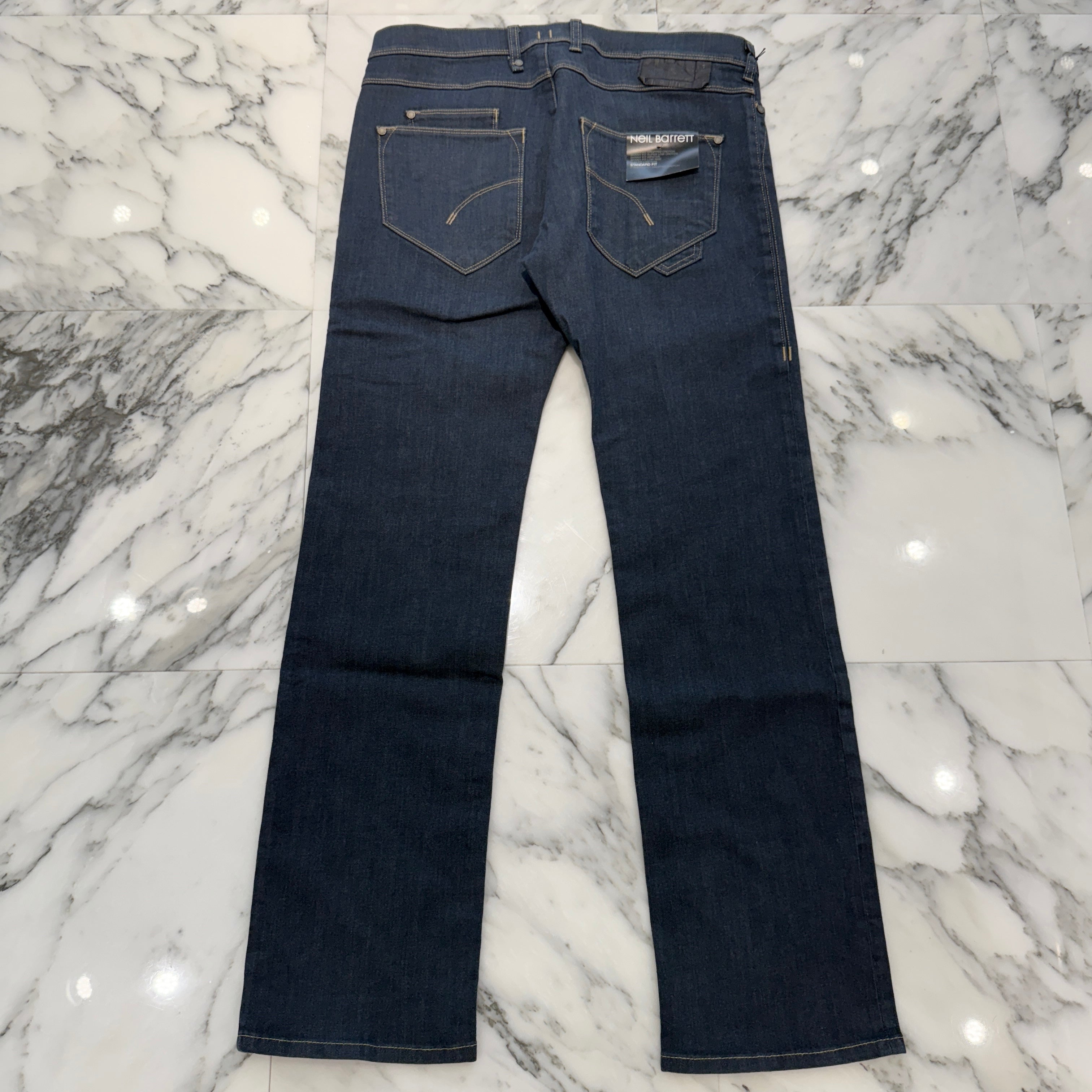 NEIL BARRETT Stretch Straight Denim BDE25D 8583 Size 34 ニールバレット ストレッチ ストレートデニム サイズ34