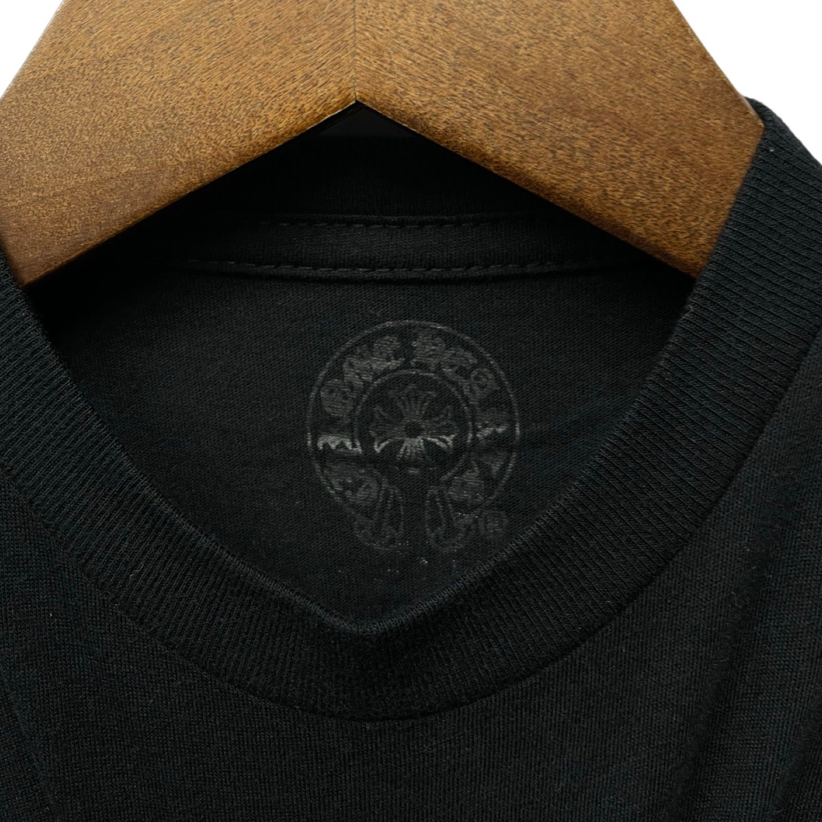 CHROME HEARTS Scroll Label Logo Baby Long Sleeve Tee Size 6MONNTHS（52/40）