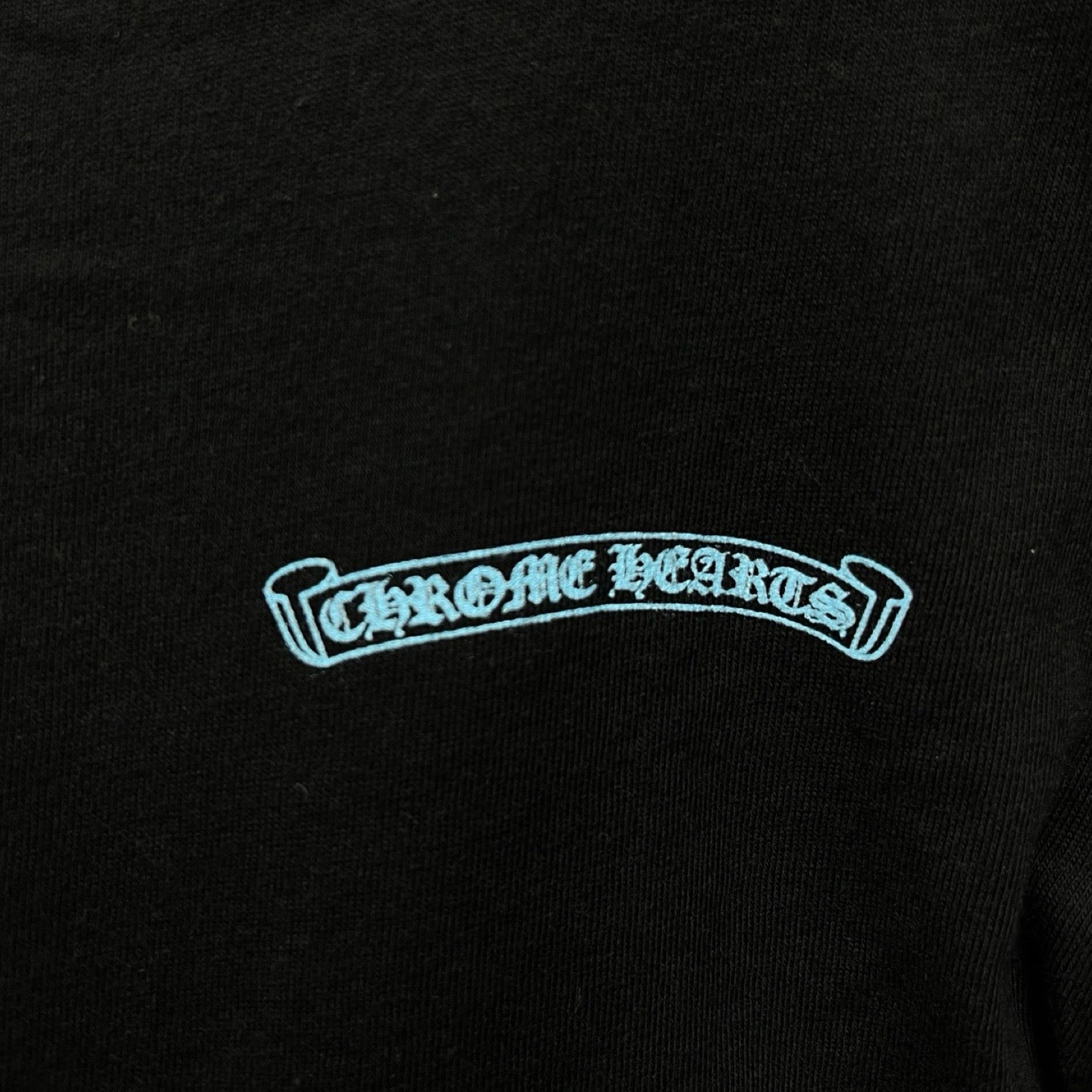 CHROME HEARTS Scroll Label Logo Baby Long Sleeve Tee Size 6MONNTHS（52/40）