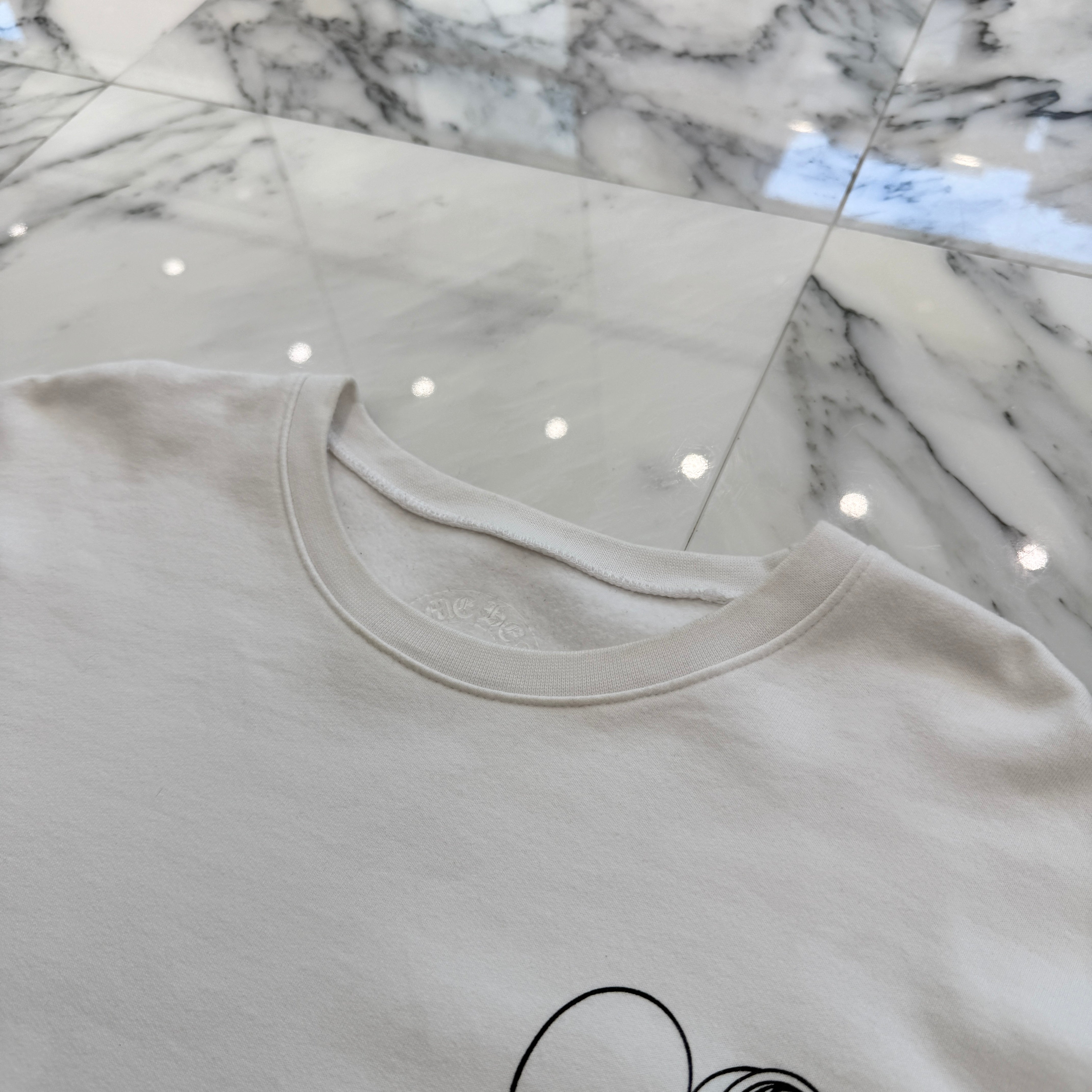 CHROME HEARTS × DEADLLY DOLL Viny Heart Crew Neck Sweat Shirt Size XL クロムハーツ × デッドリードール ヴィニーハート クルーネックスウェットシャツ サイズXL