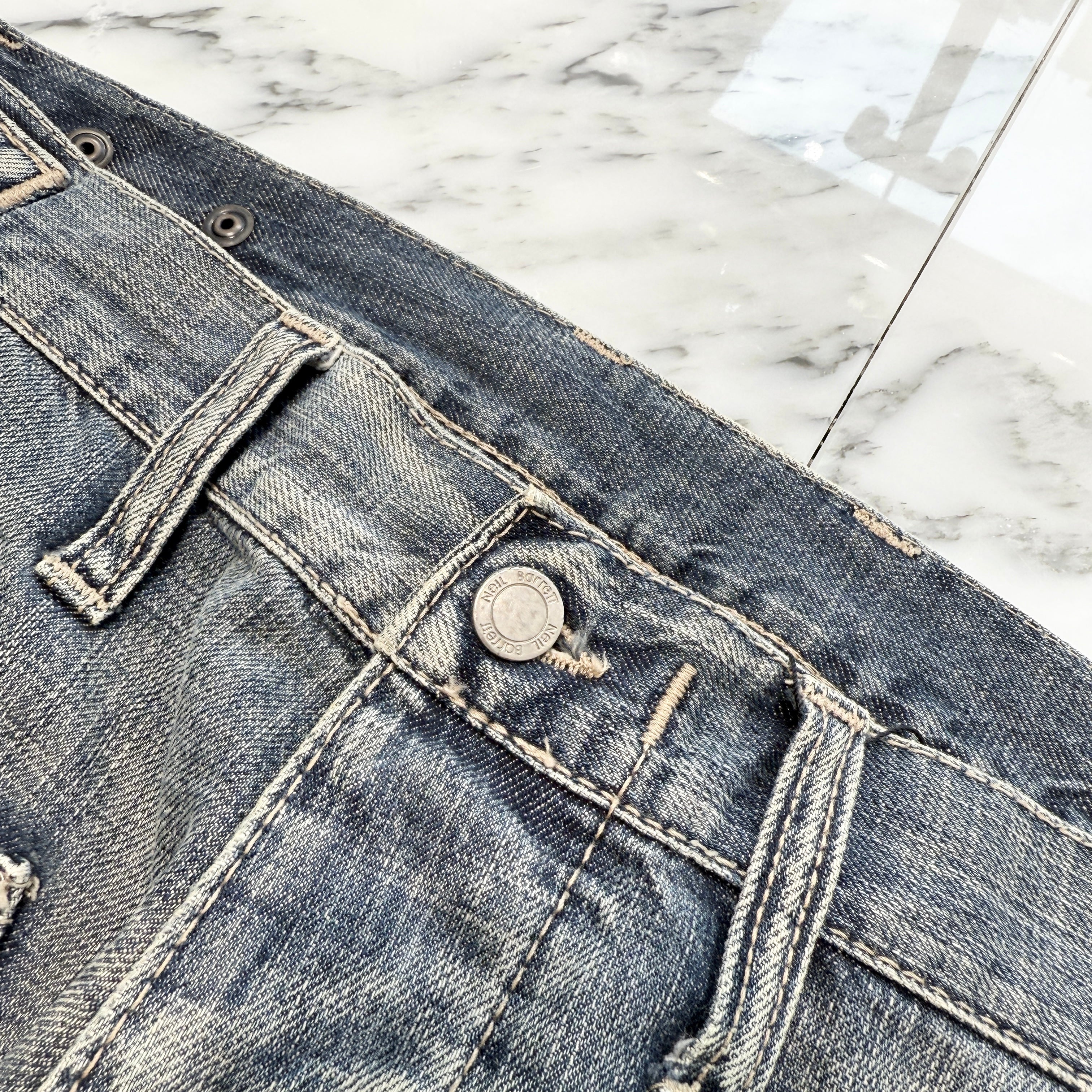 NEIL BARRETT 2004AW Vintage Denim Pants 139939 Size 33 ニールバレット ヴィンテージ デニムパンツ サイズ33