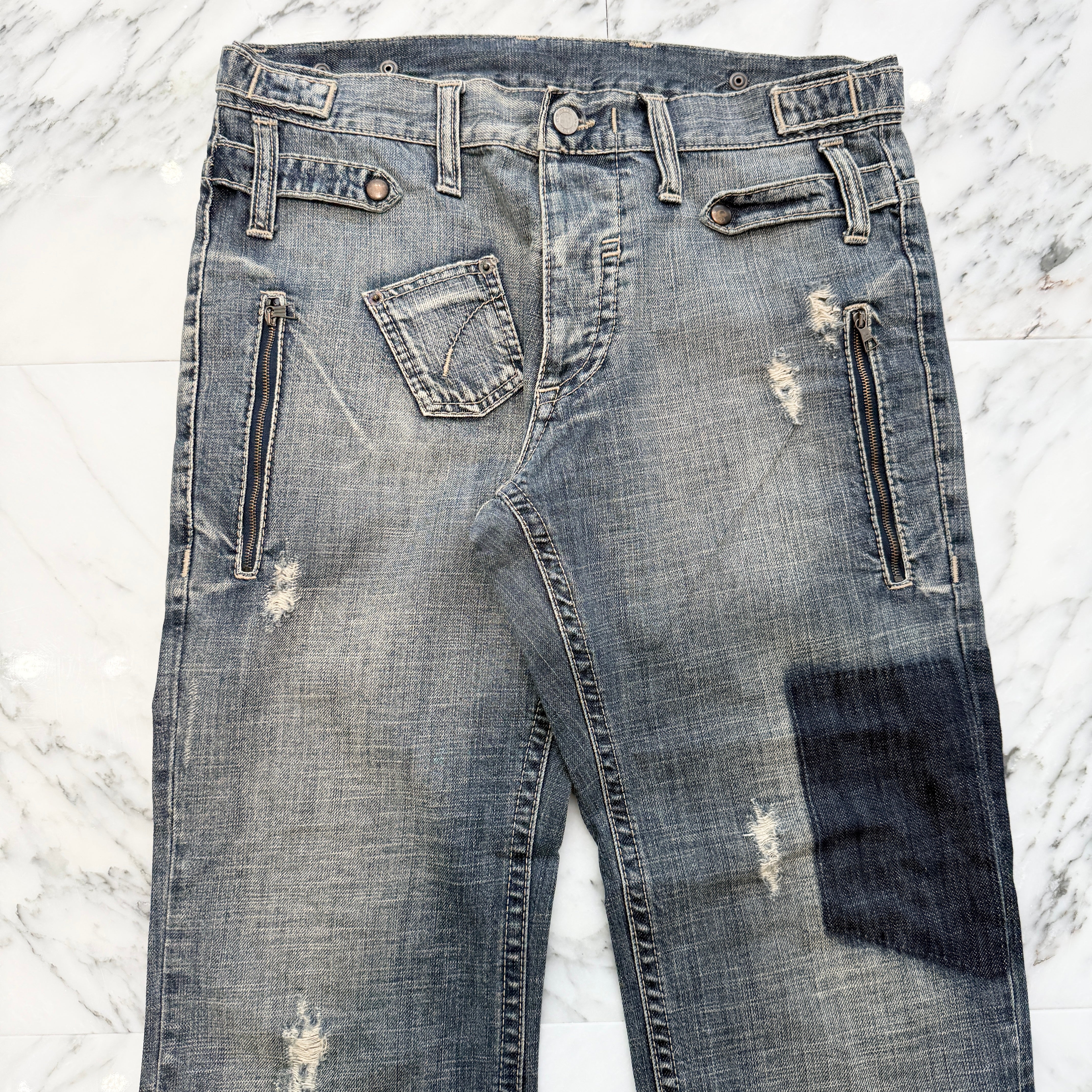 NEIL BARRETT 2004AW Vintage Denim Pants 139939 Size 33 ニールバレット ヴィンテージ デニムパンツ サイズ33