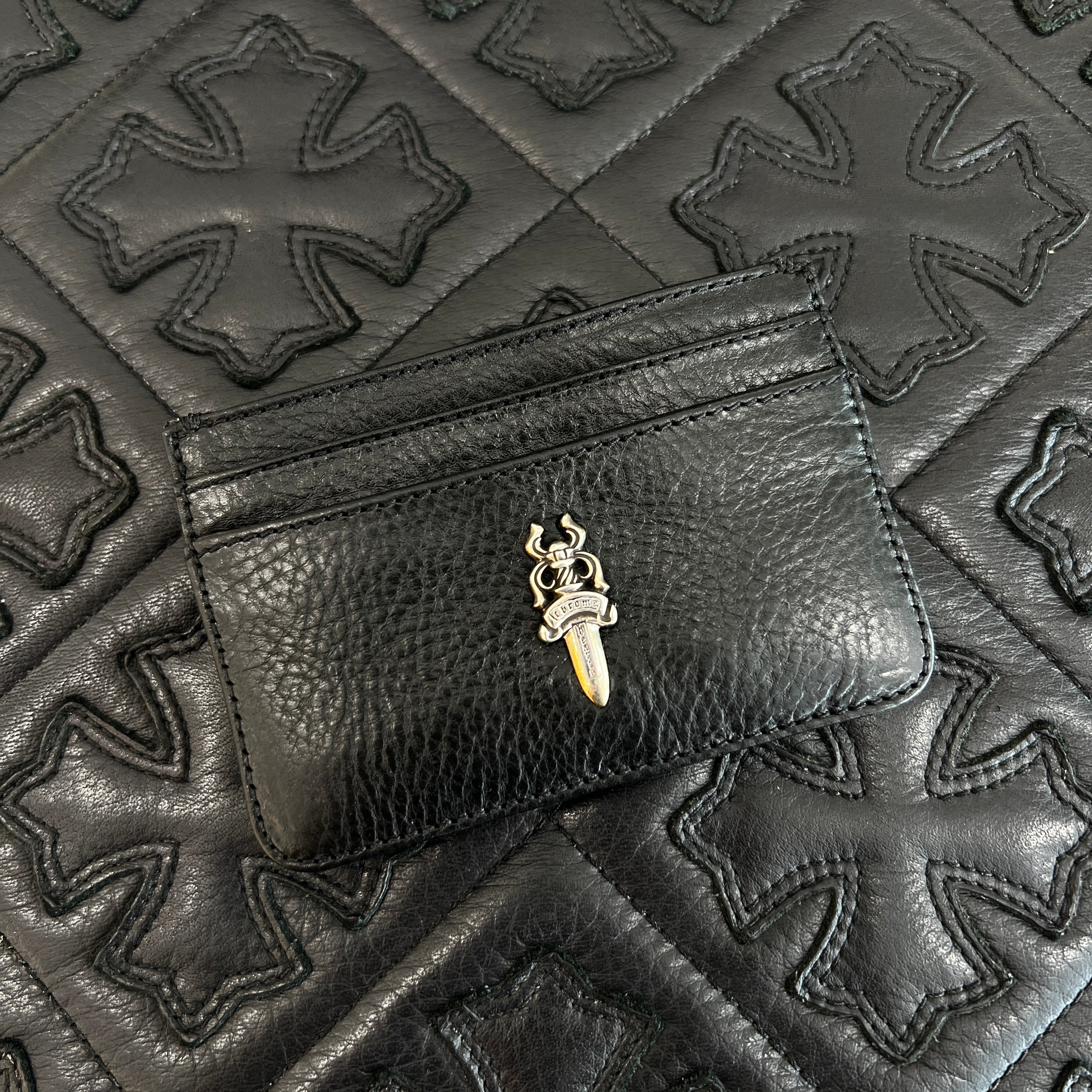 CHROME HEARTS Dagger Double Side Leather Card Case クロムハーツ ダガー ダブルサイド レザーカードケース