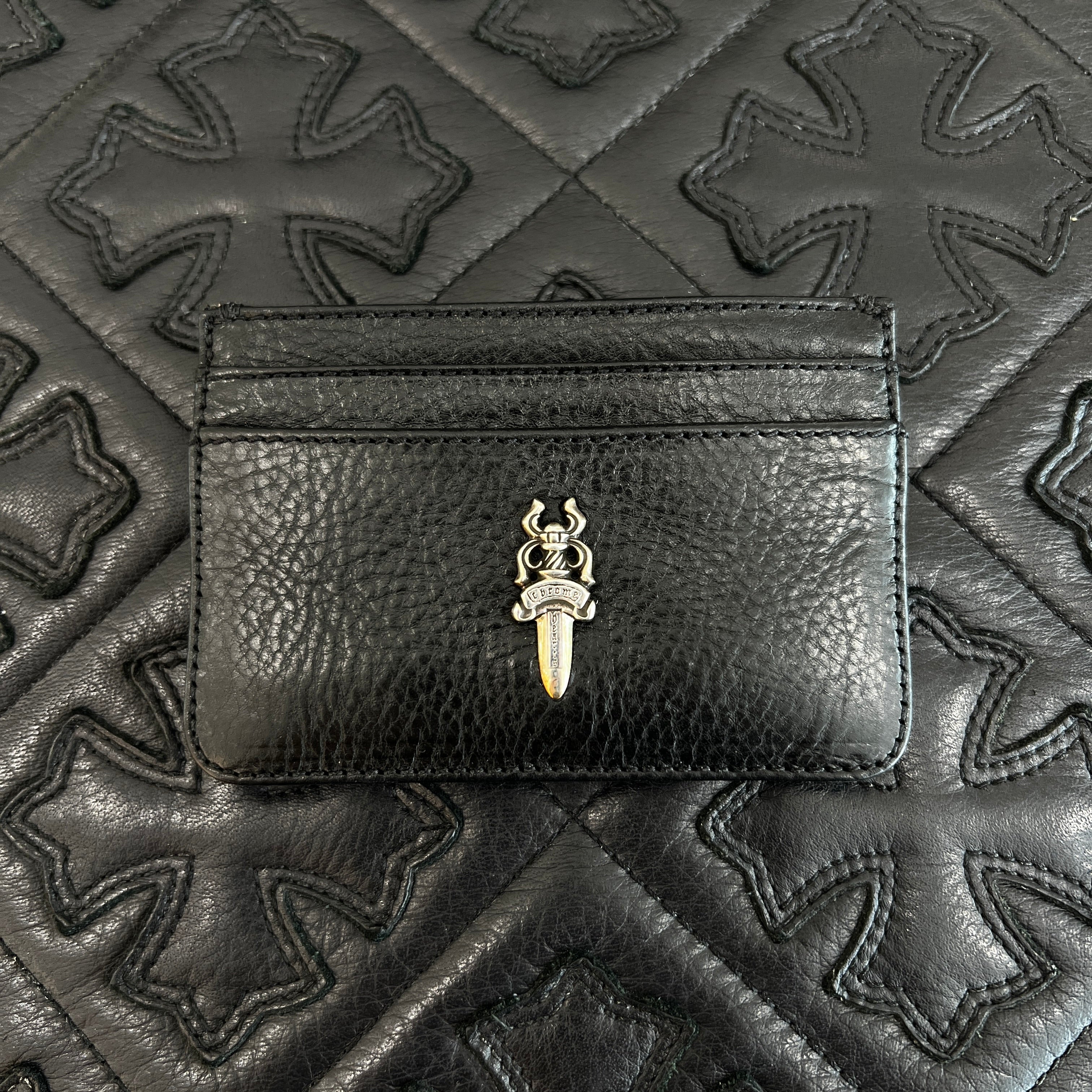 CHROME HEARTS Dagger Double Side Leather Card Case クロムハーツ ダガー ダブルサイド レザーカードケース