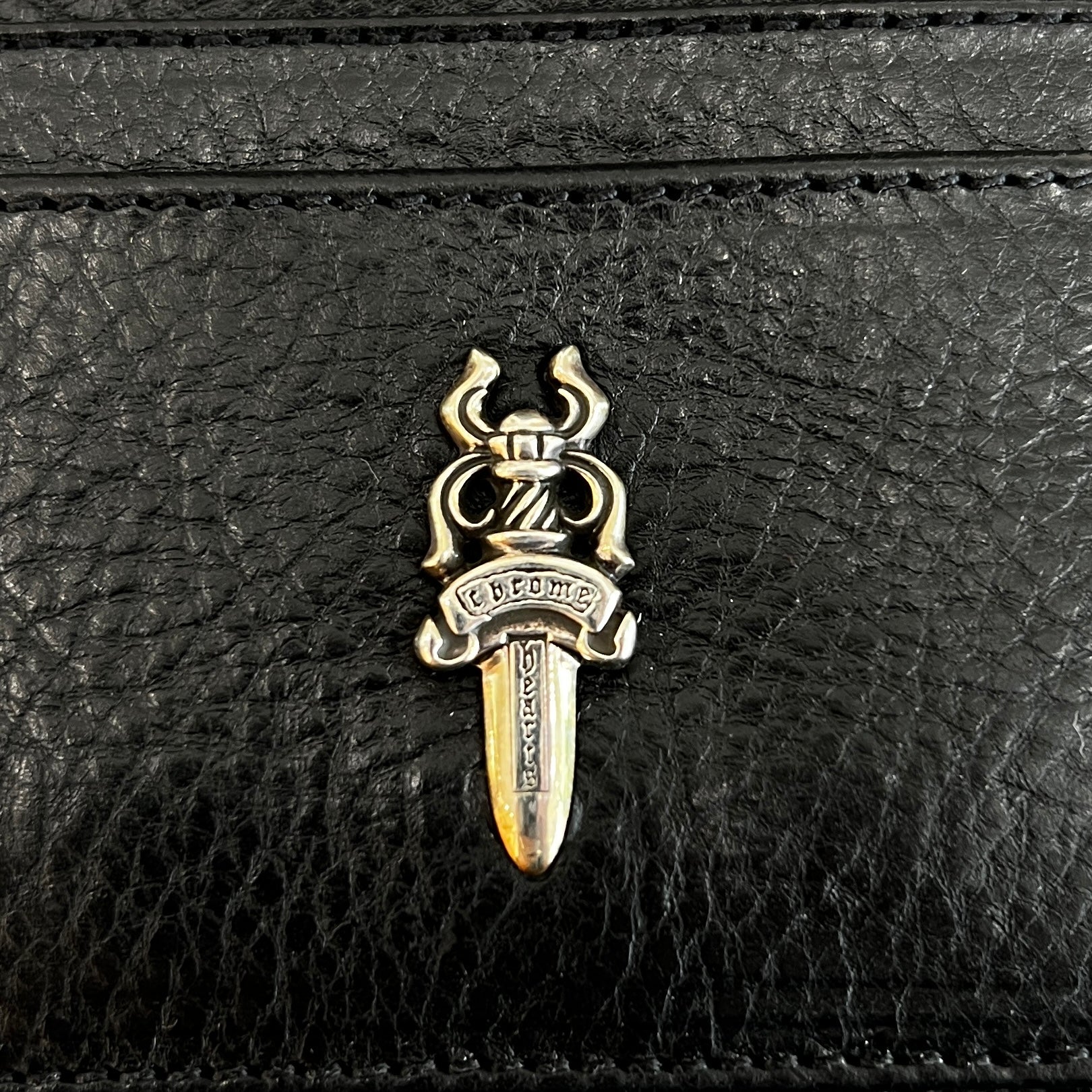 CHROME HEARTS Dagger Double Side Leather Card Case クロムハーツ ダガー ダブルサイド レザーカードケース