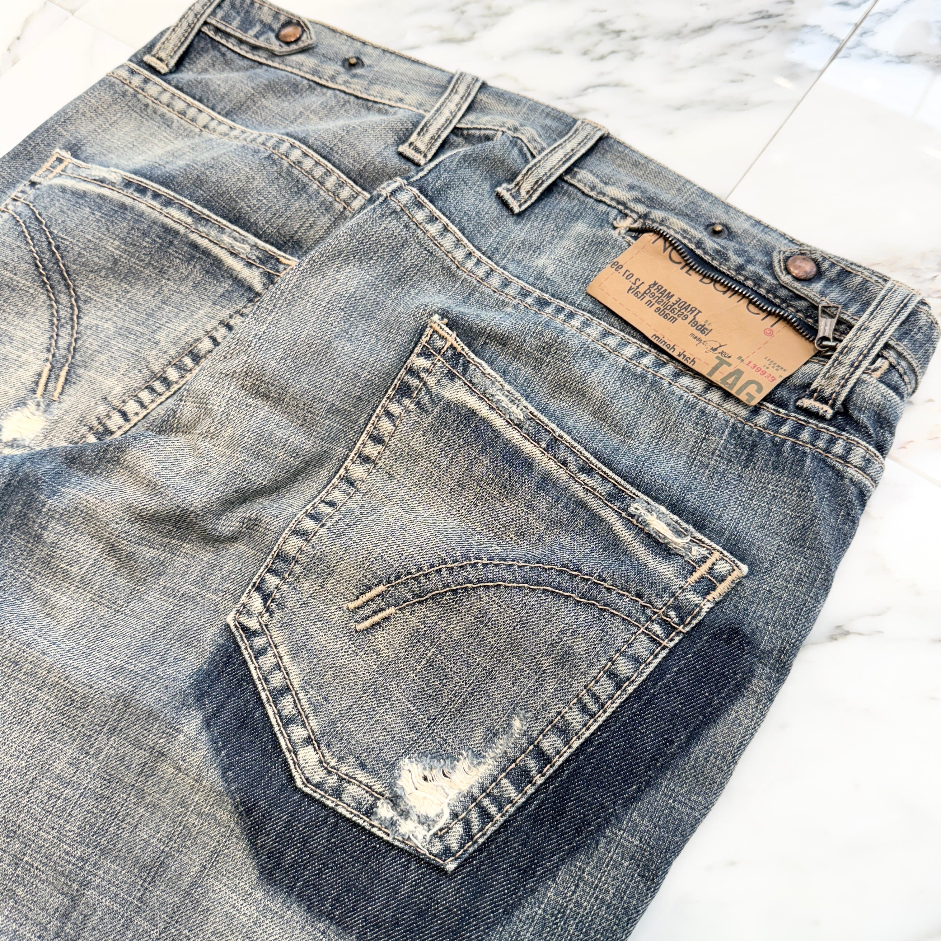 NEIL BARRETT 2004AW Vintage Denim Pants 139939 Size 33 ニールバレット ヴィンテージ デニムパンツ サイズ33