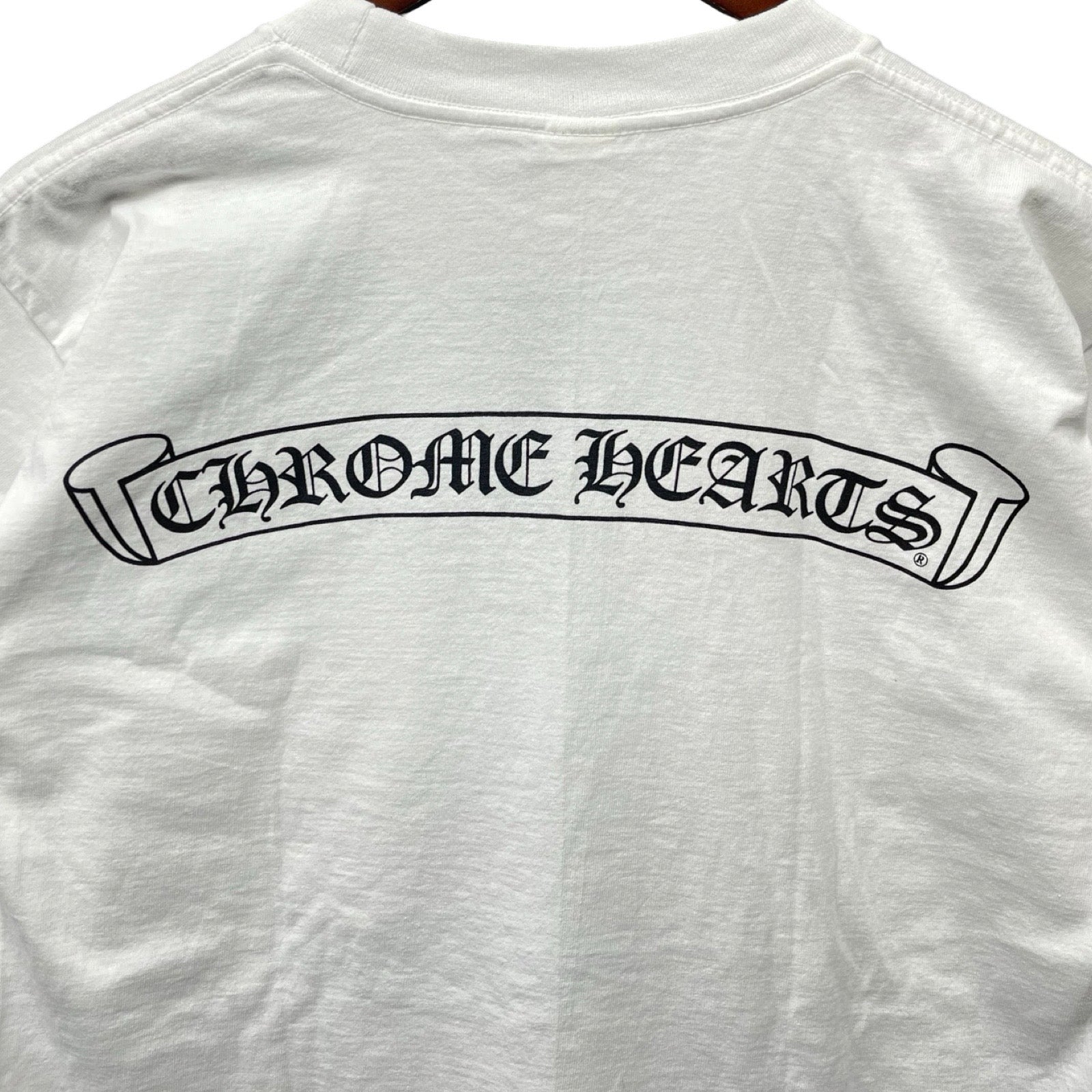 CHROME HEARTS Horseshoe Back Scroll Tee Size M