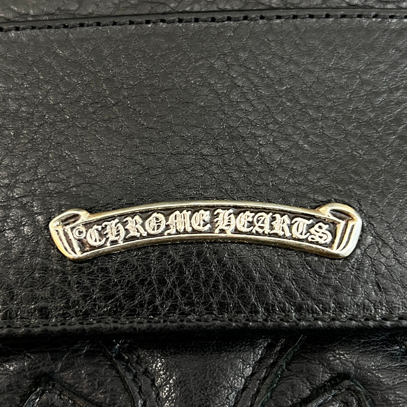 CHROME HEARTS Dagger Double Side Leather Card Case クロムハーツ ダガー ダブルサイド レザーカードケース