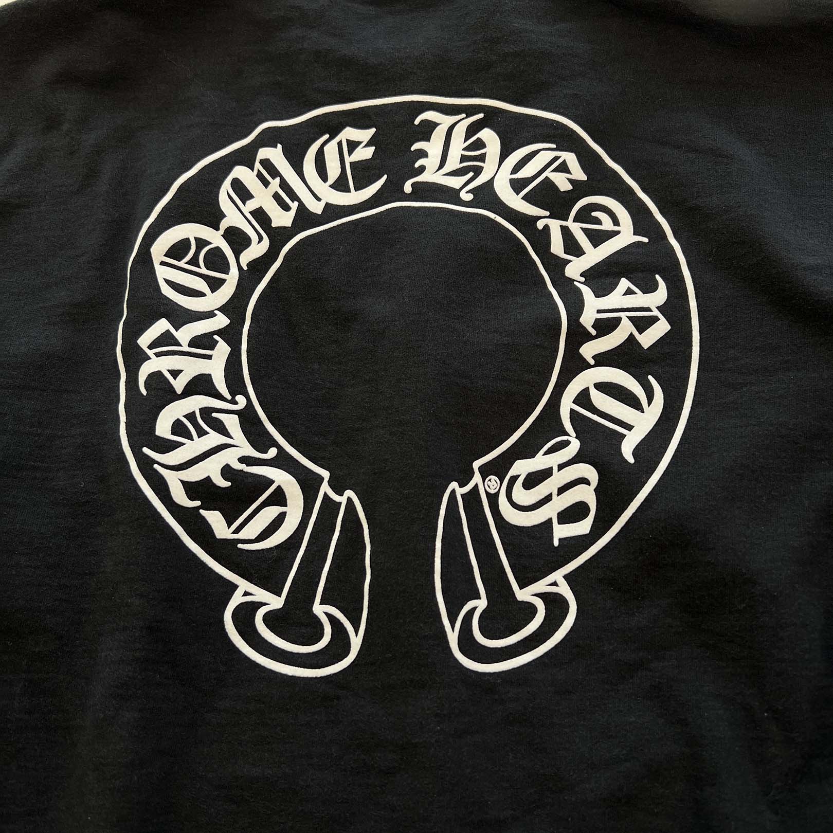 CHROME HEARTS Floral Cross Horseshoe Hooded FUCK YOU Zip Up Hoodie Size XL クロムハーツ フローラルクロス ホースシュー フーデッド ファックユー ジップアップフーディ サイズXL