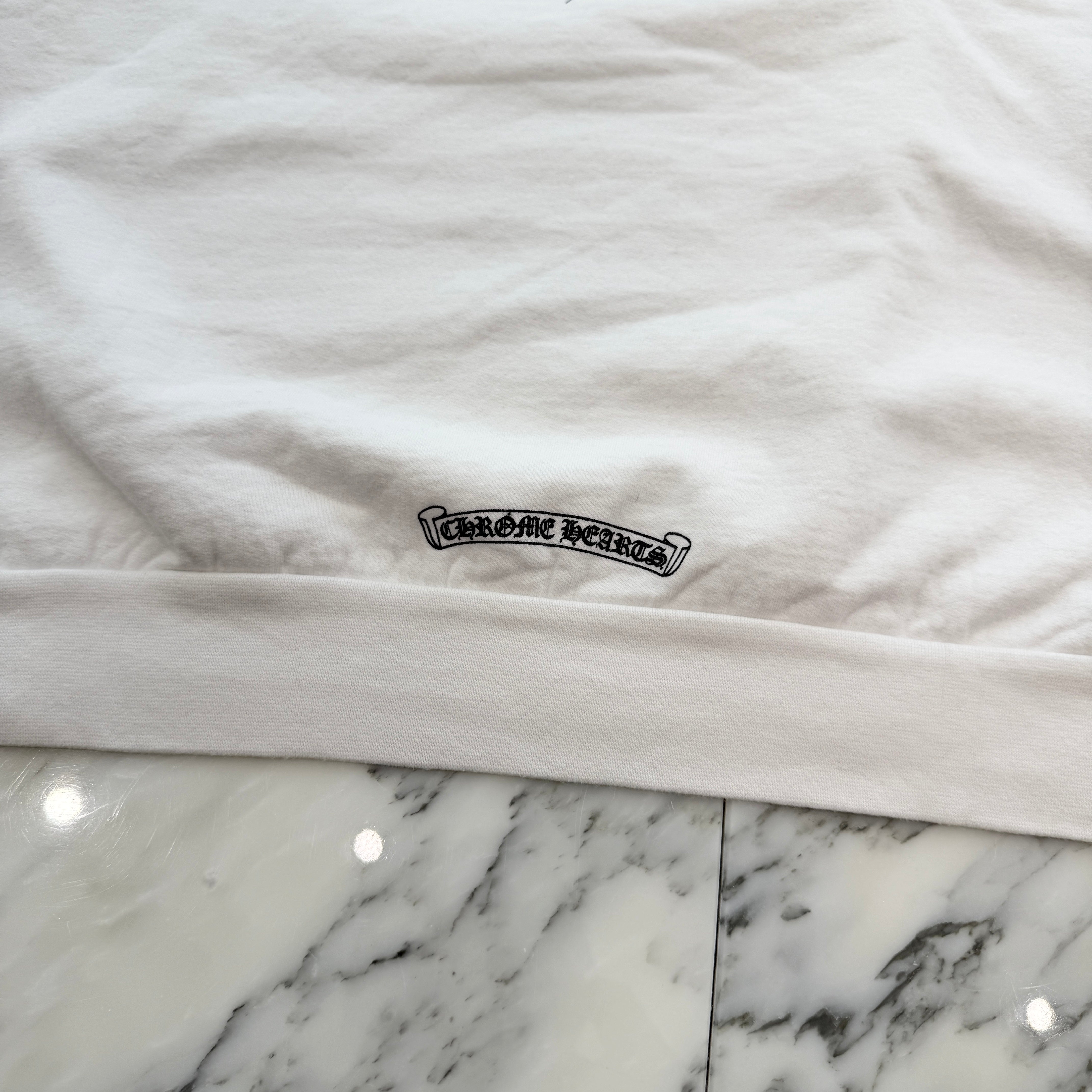 CHROME HEARTS × DEADLLY DOLL Viny Heart Crew Neck Sweat Shirt Size XL クロムハーツ × デッドリードール ヴィニーハート クルーネックスウェットシャツ サイズXL