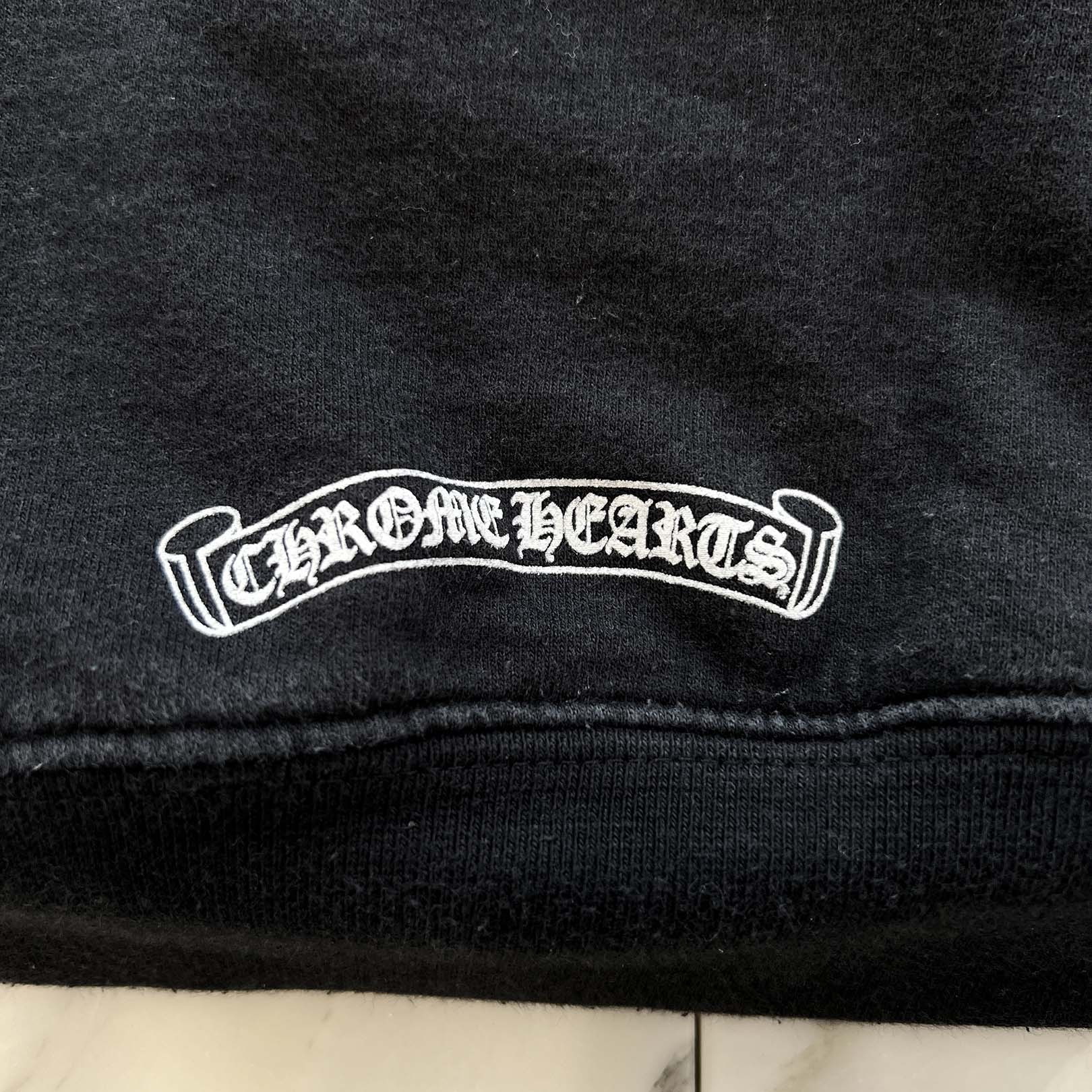 CHROME HEARTS Floral Cross Horseshoe Hooded FUCK YOU Zip Up Hoodie Size XL クロムハーツ フローラルクロス ホースシュー フーデッド ファックユー ジップアップフーディ サイズXL